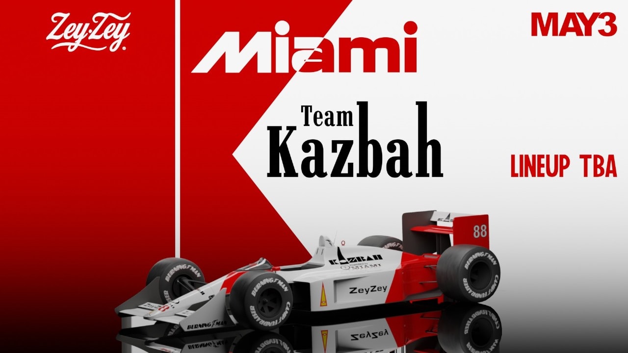 Team Kazbah Miami F1 2025 Cover