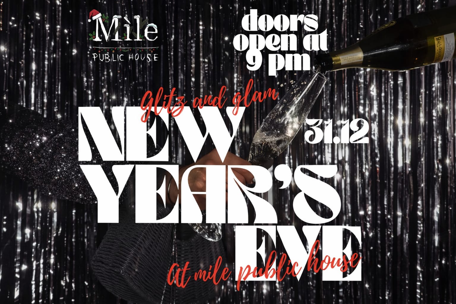 Glitz & Glam New Year’S Eve 2026 Cover