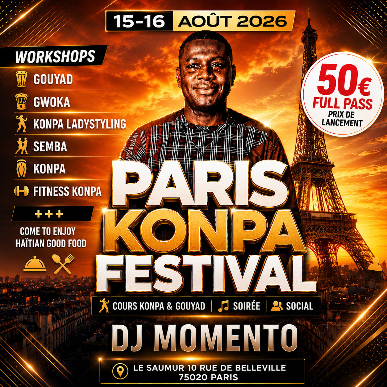 Paris Kompa Festival Cover