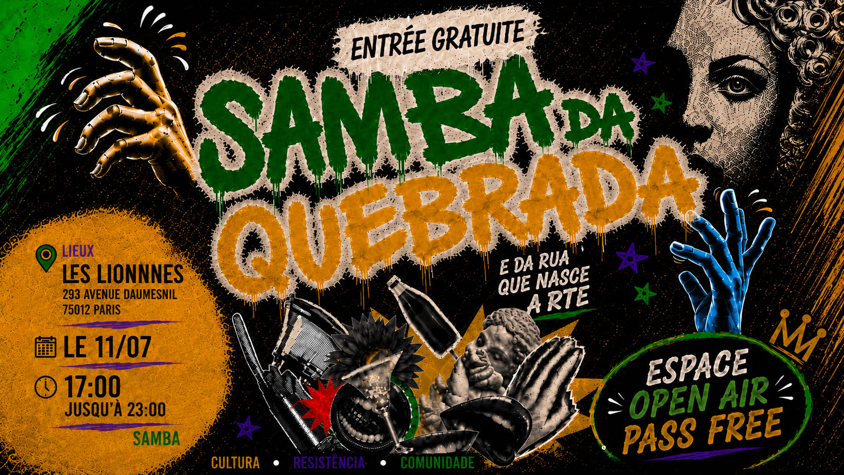Samba Da Quebrada Open Air Cover