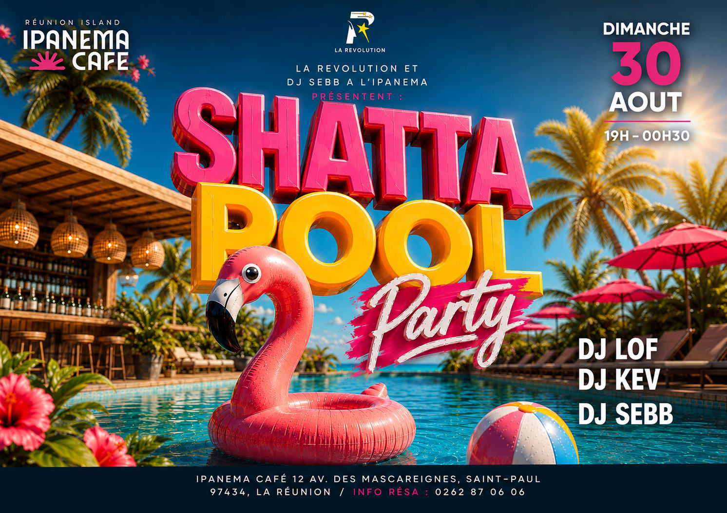 Shatta Pool Party Ipanema Aout 2026 Cover