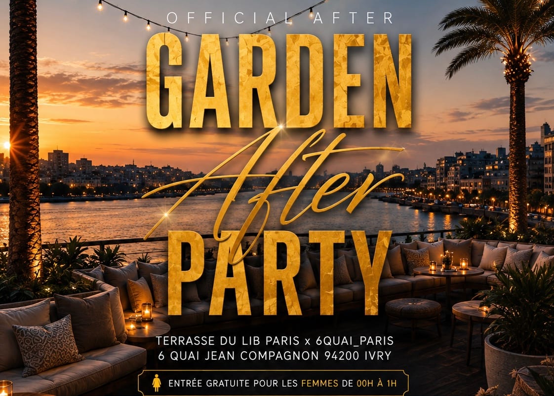 Garden After Party | Dim 9 Aout | Terrasse - Chill … Cover