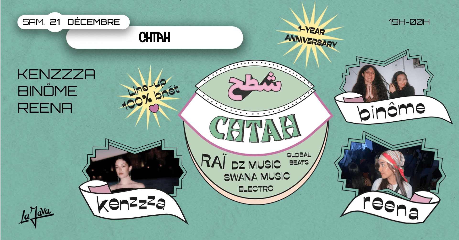 Chtah Party #5 At La Java Cover