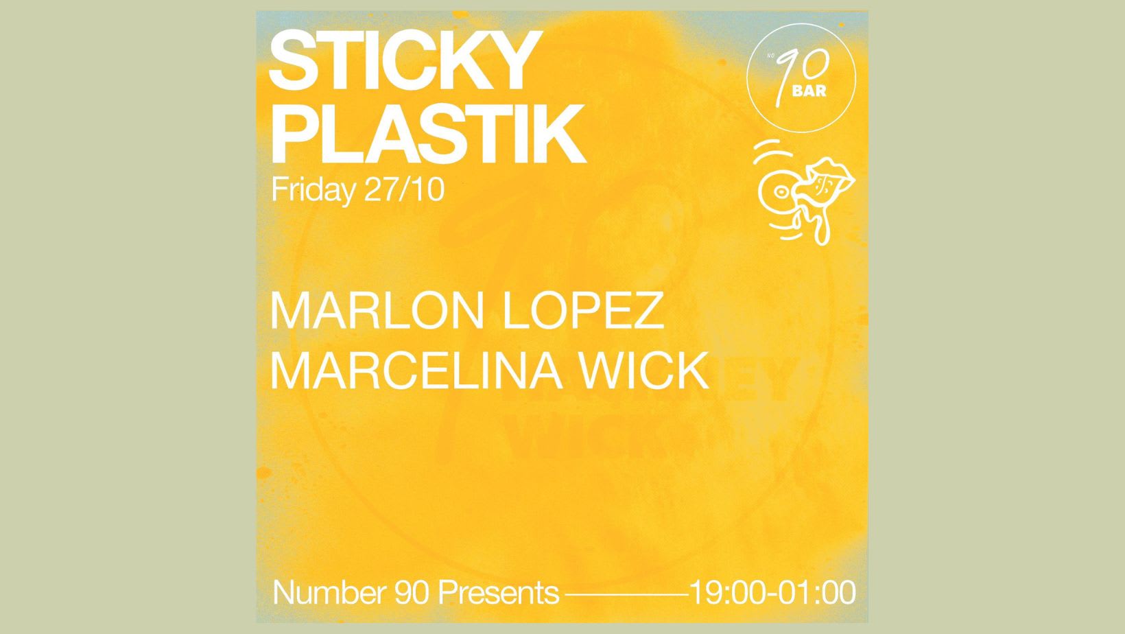Sticky Plastik Halloween W Marlon Lopez And Marcelina Wick Cover