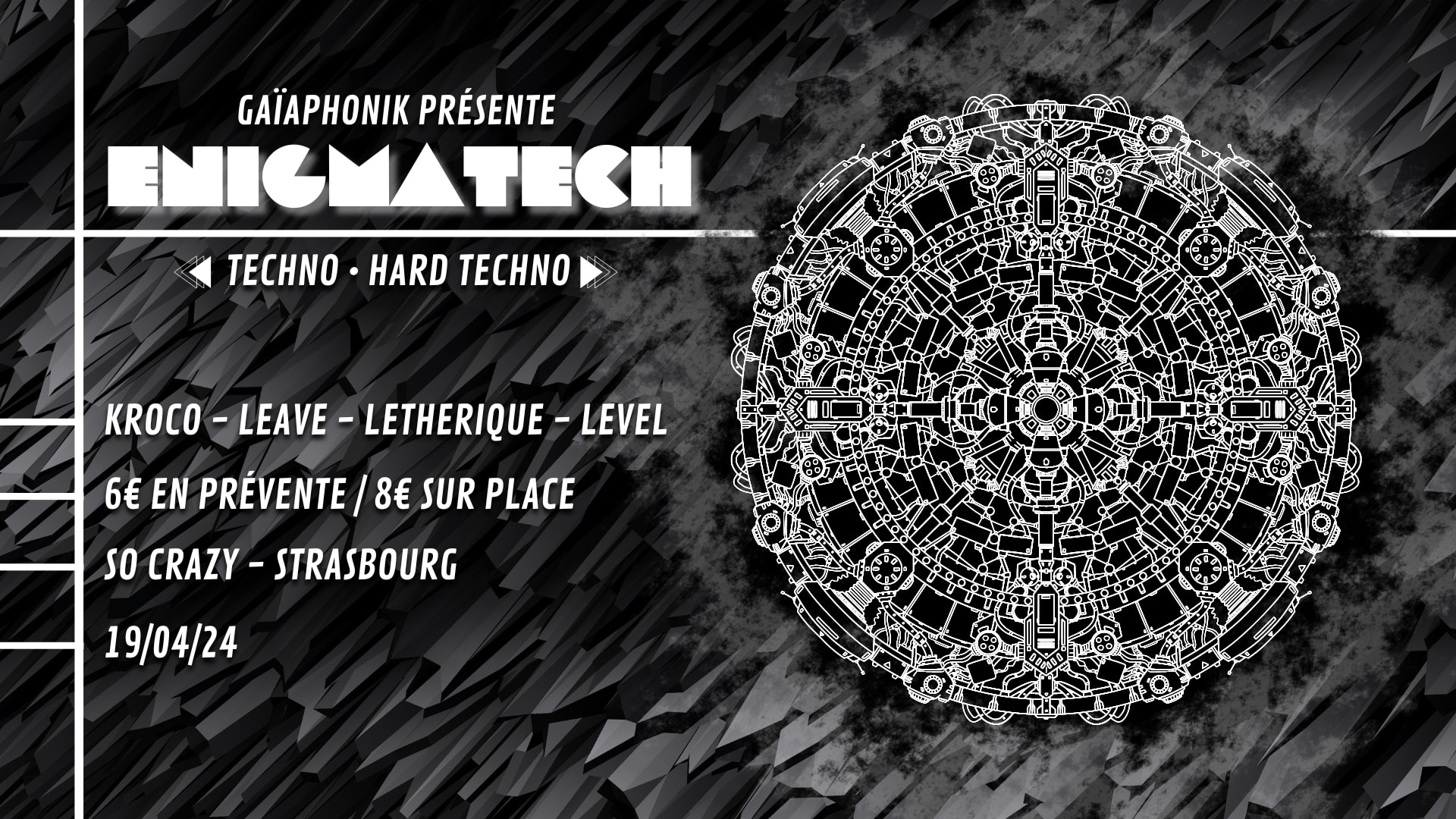 Enigmatech "Gaïaphonik Techno Party" Cover