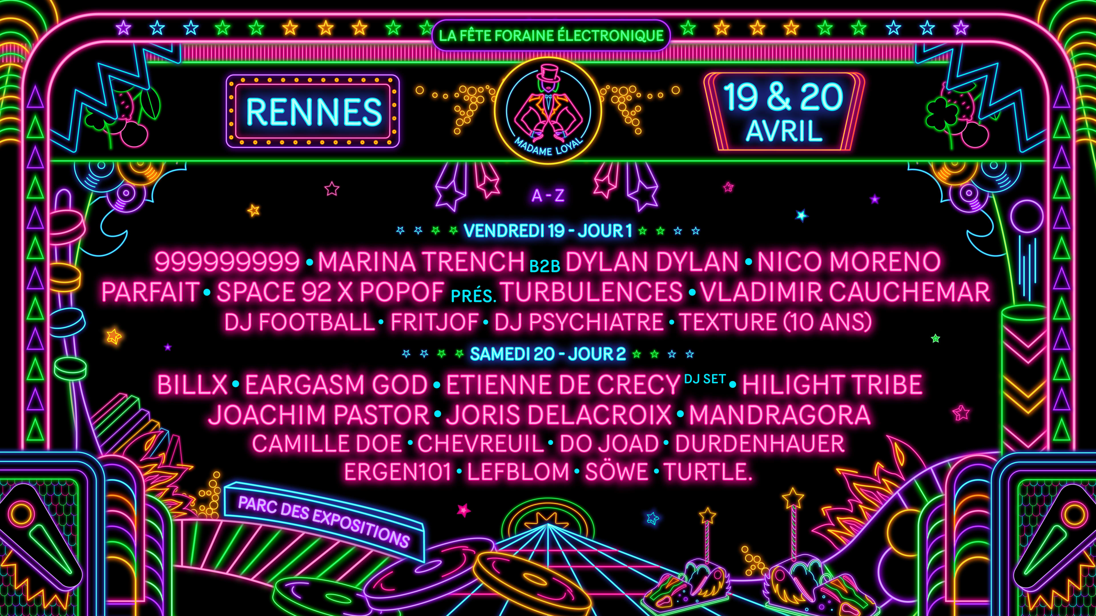 Madame Loyal Rennes - 19 & 20 Avril Cover