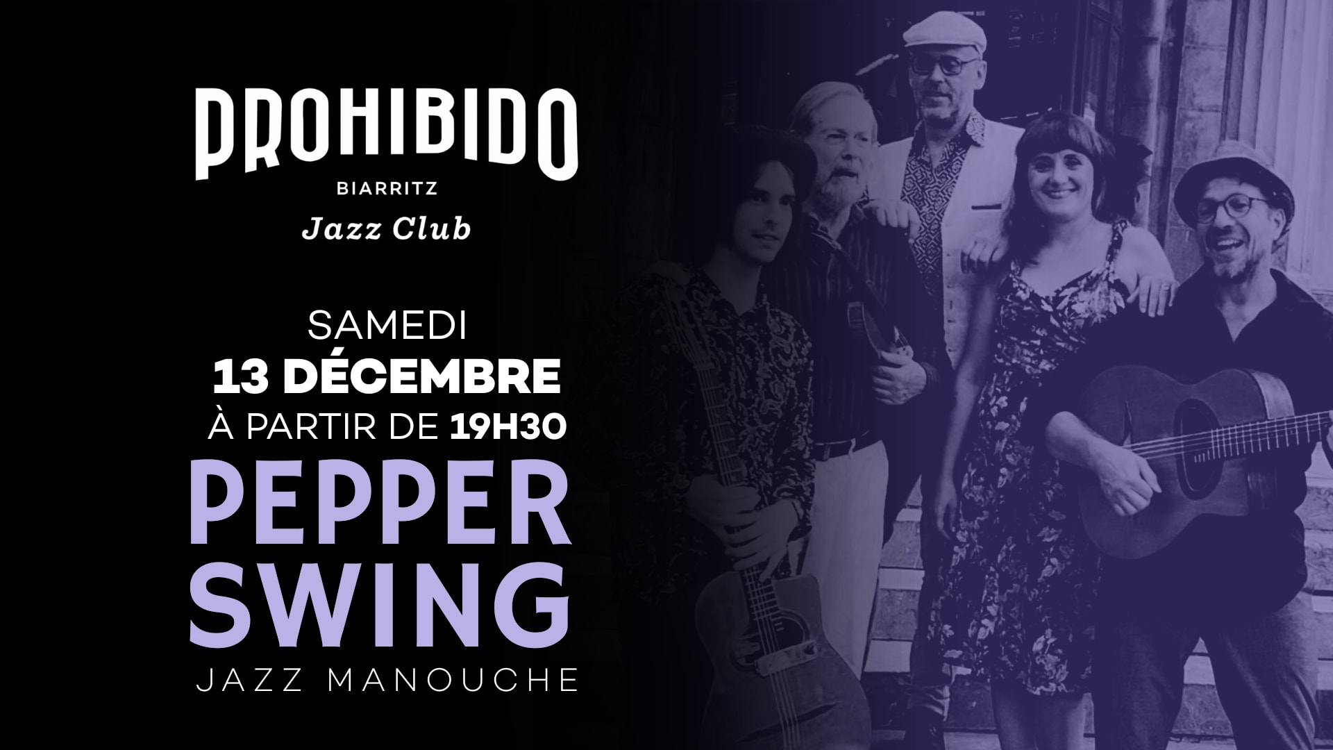 Pepper Swing En Concert Au Prohibido ! Cover