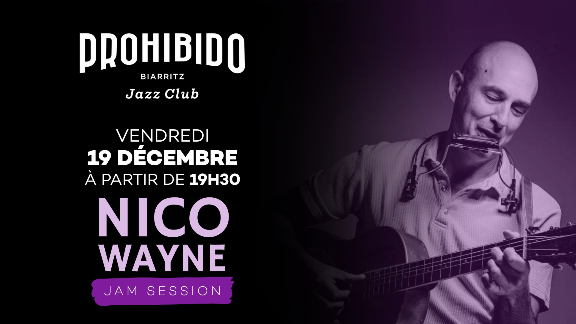 Nico Wayne Toussaint En Jam Session Au Prohibido ! Cover