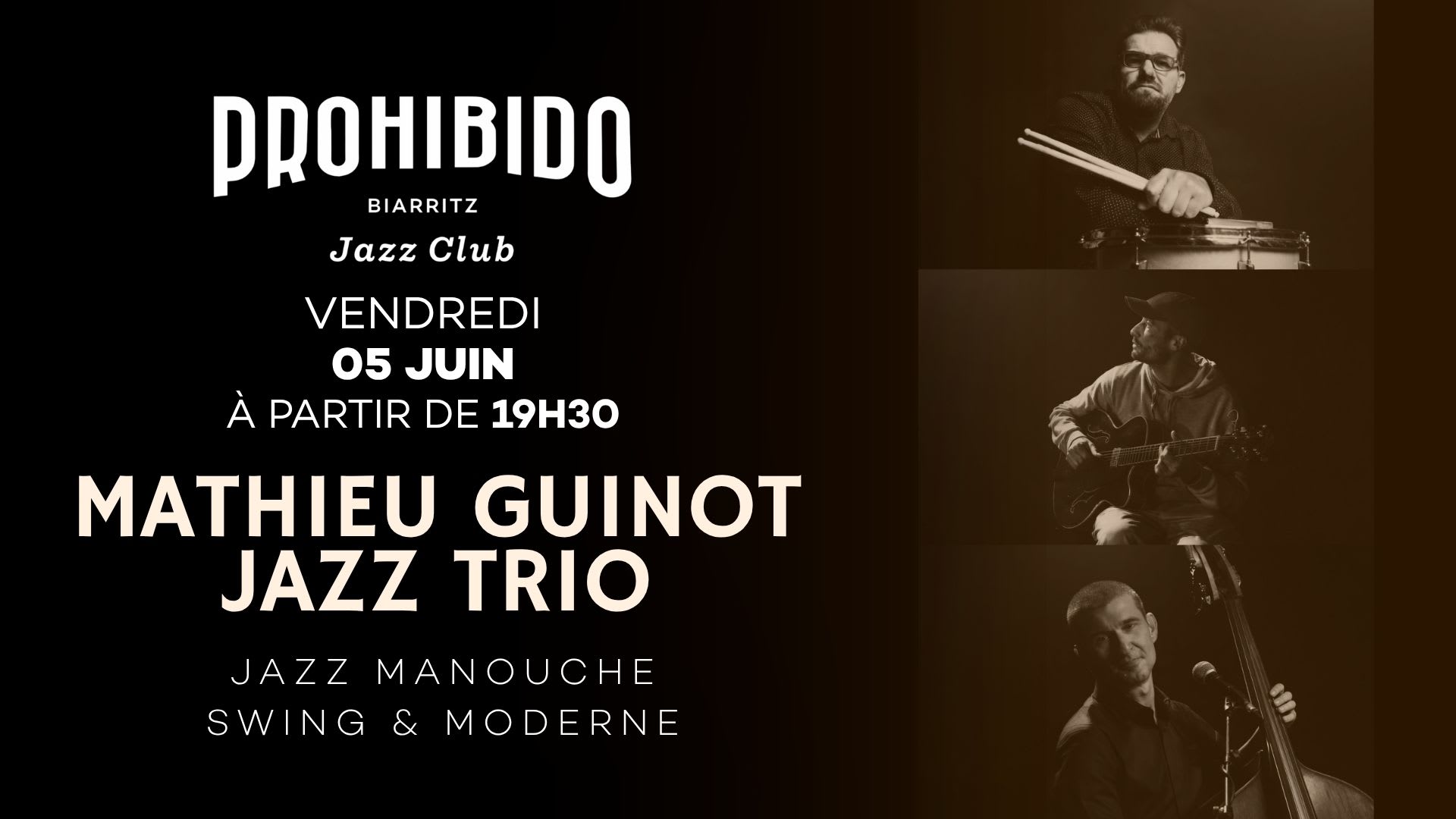 Mathieu Guinot Jazz Trio ! 05 Juin 2026 Cover