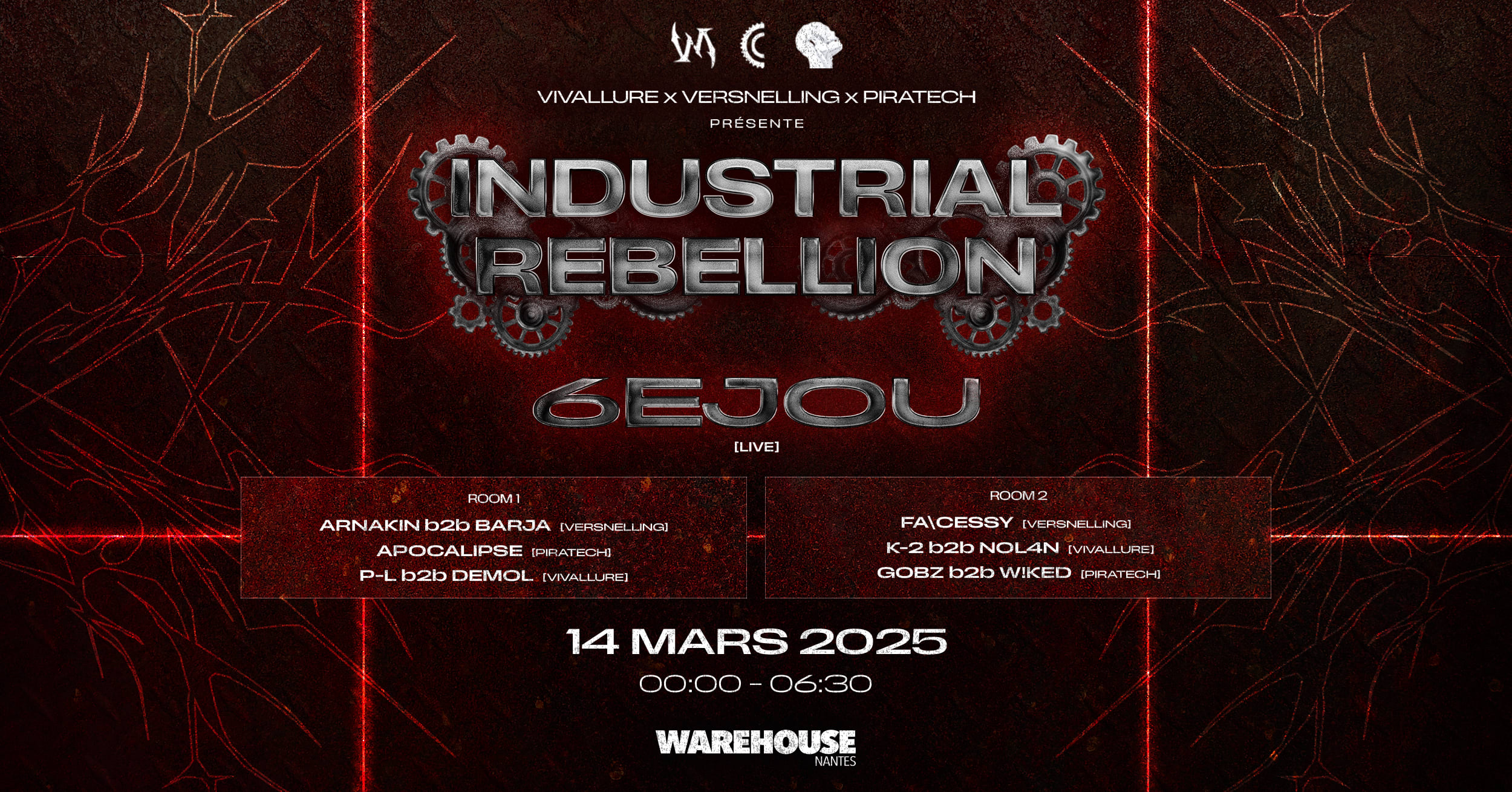 Industrial Rebellion Présente 6ejou & More Cover