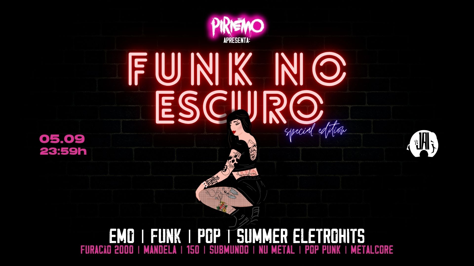 Baile Piriemo - Funk No Escuro Cover