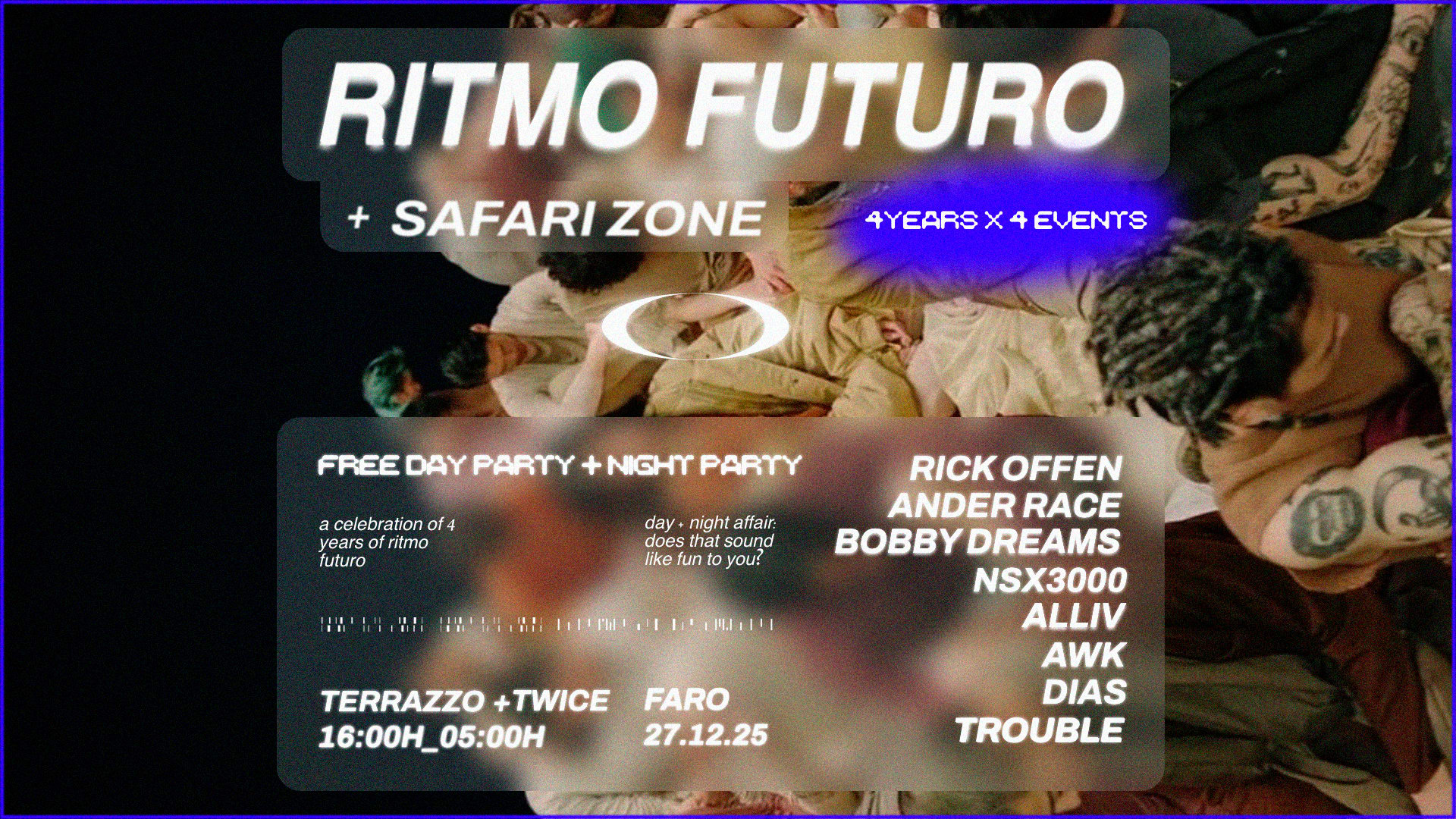 Ritmo Futuro 4 Years X 4 Events_Faro Cover