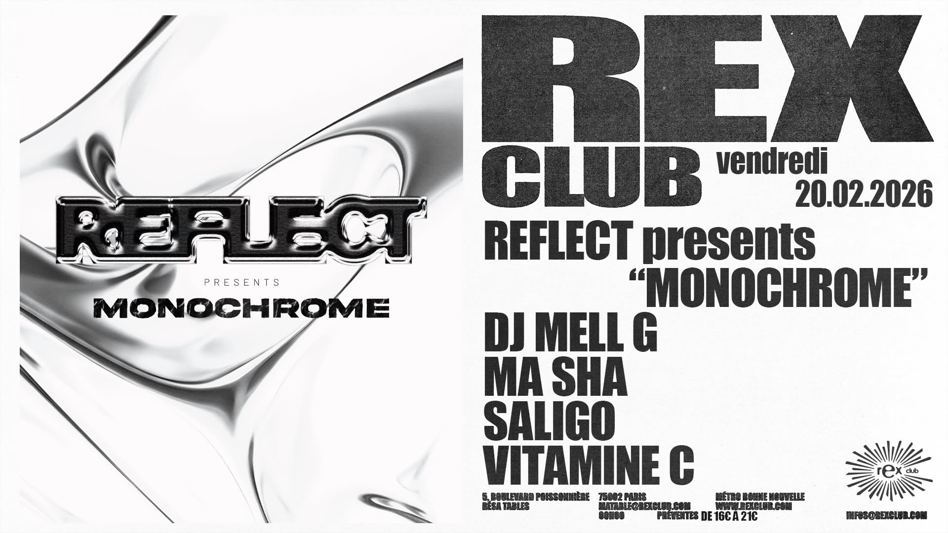 Reflect Presents : Dj Mell G, Ma Sha, Saligo & Vitamine C Cover