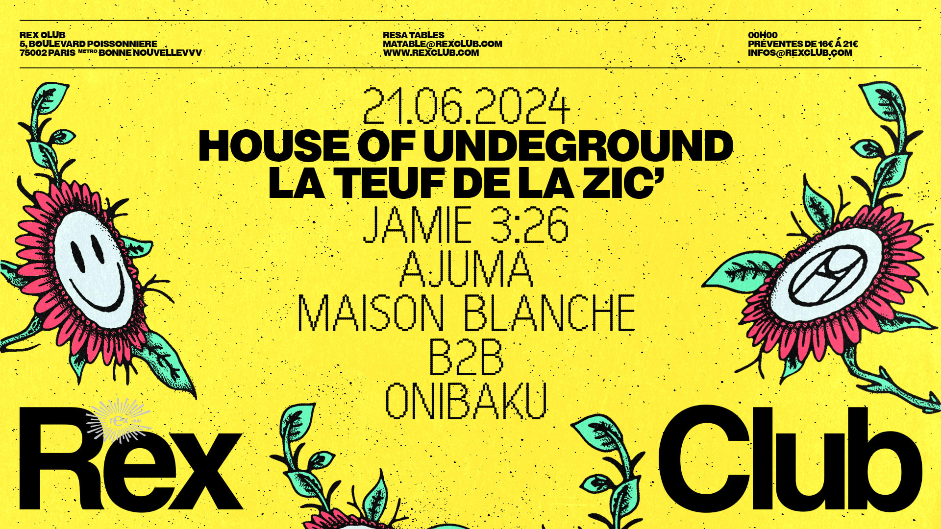 House Of Underground : La Teuf De La Zic' Jamie 3:26 & More Cover