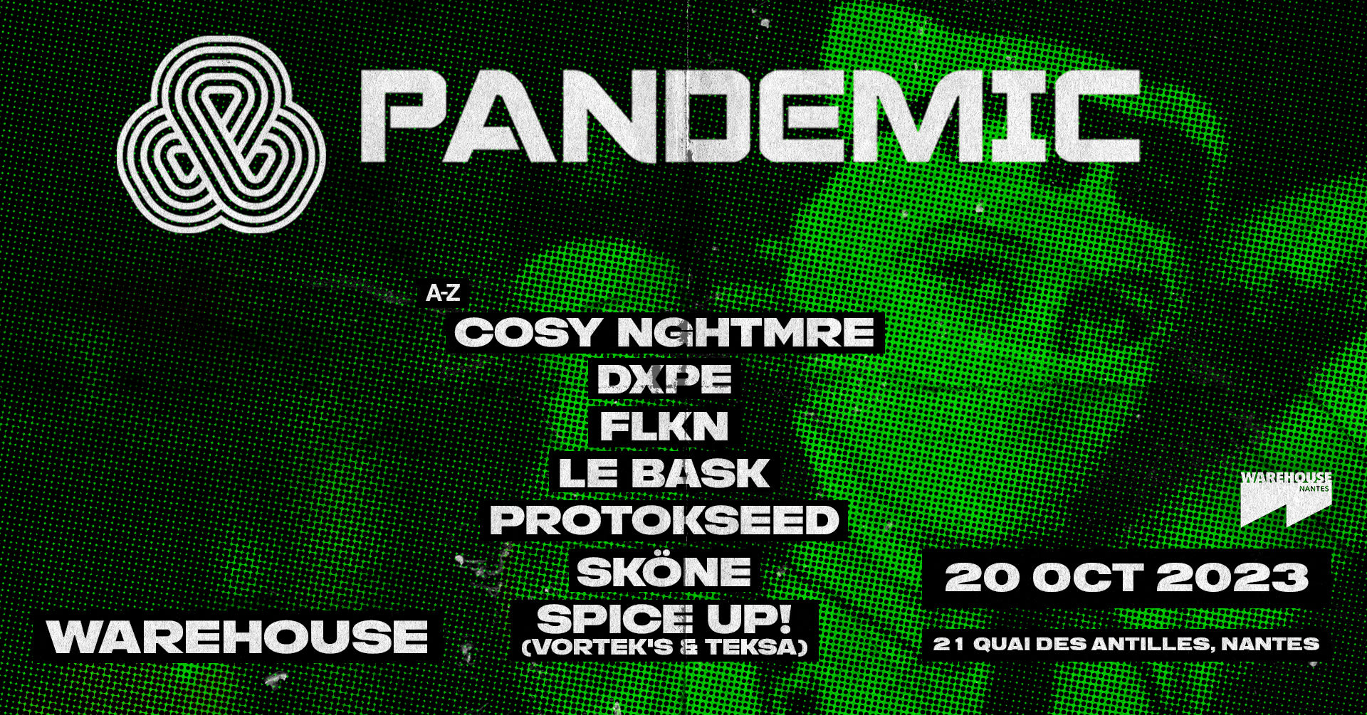 Pandemic - Teckno To Hardcore - Warehouse Nantes Cover