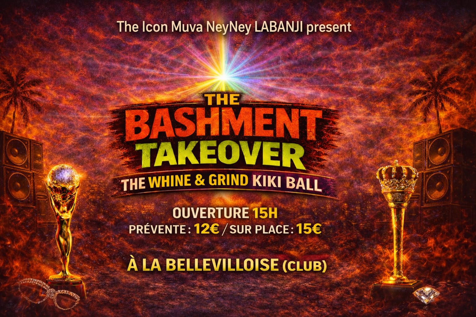 The Bashment Takeover The Whine & Grind Kiki Ball | 19.07.26 Cover