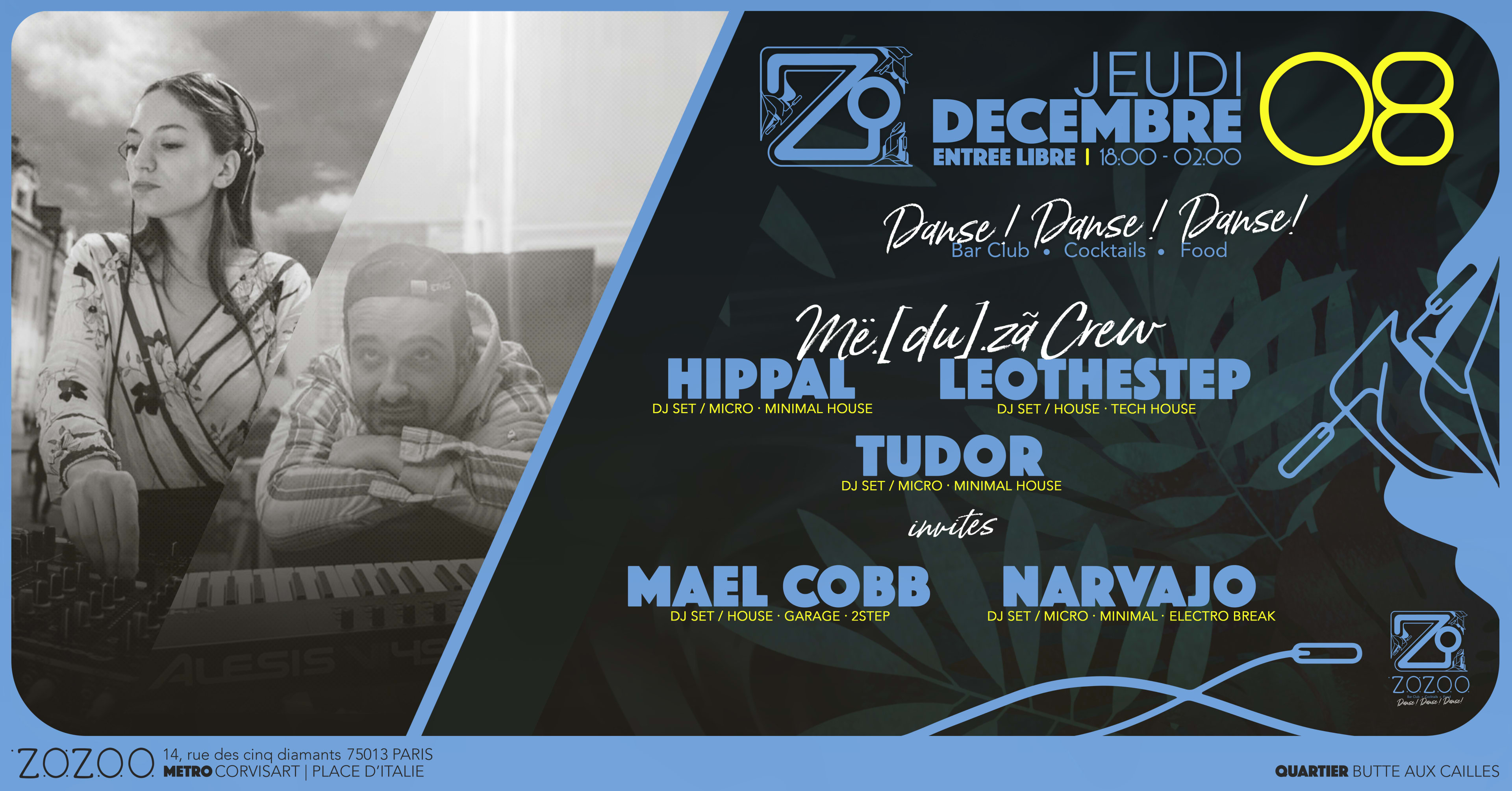 Zozoobar Paris W/Më.[Du].Zã Crew Invites Mael Cobb & Narvajo Cover