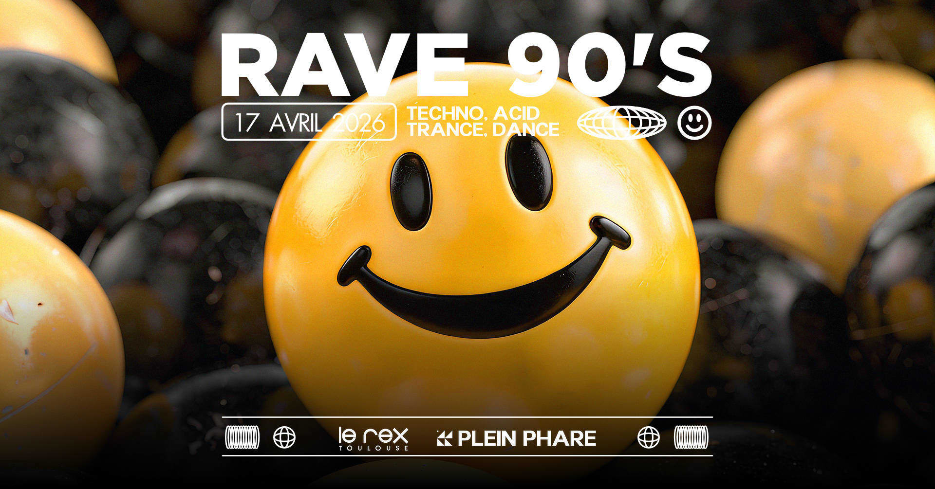 Rave 90's - Plein Phare - Entrée Gratuite* Cover