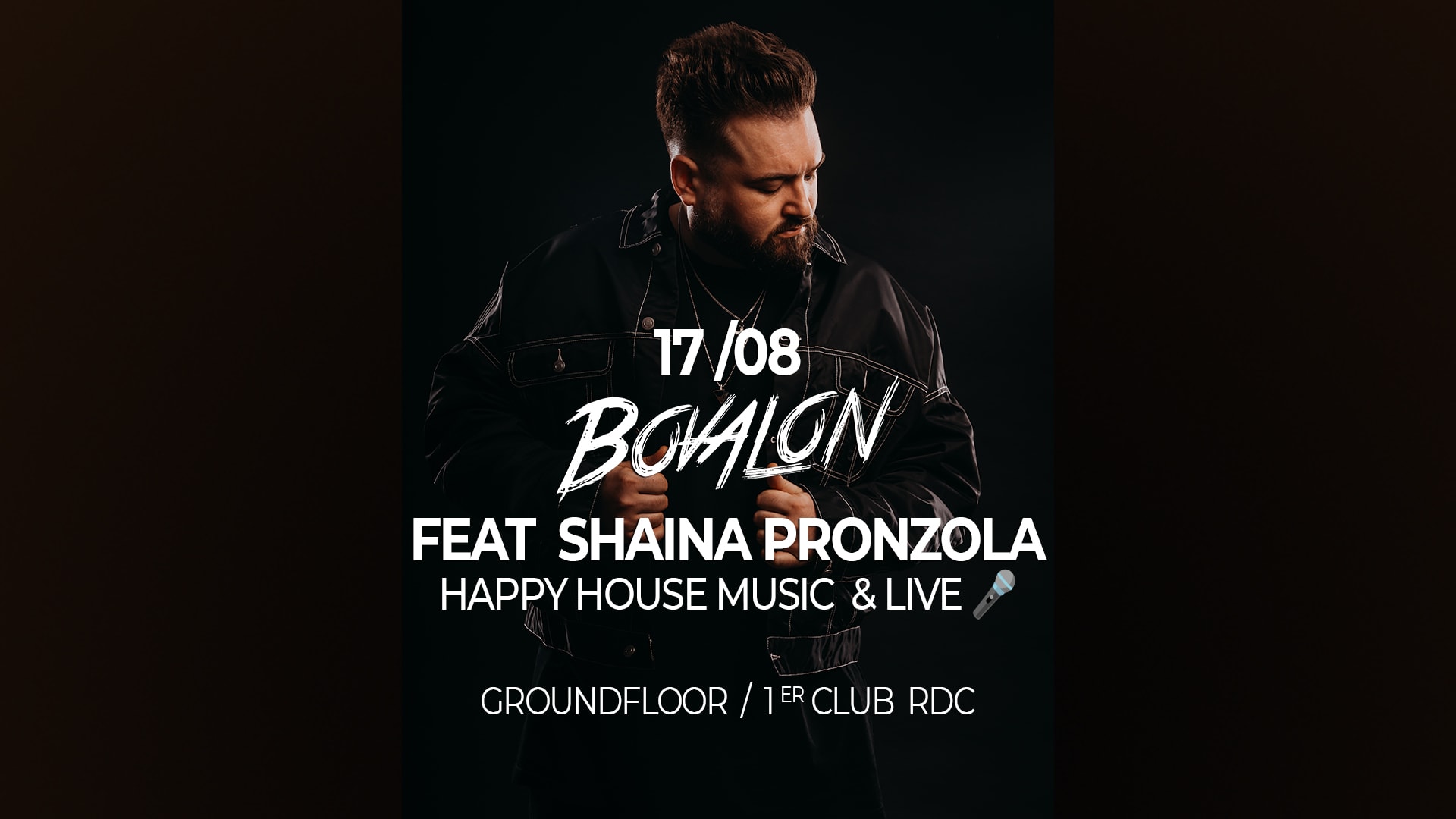 Bovalon : Happy  House & Live MC Cover