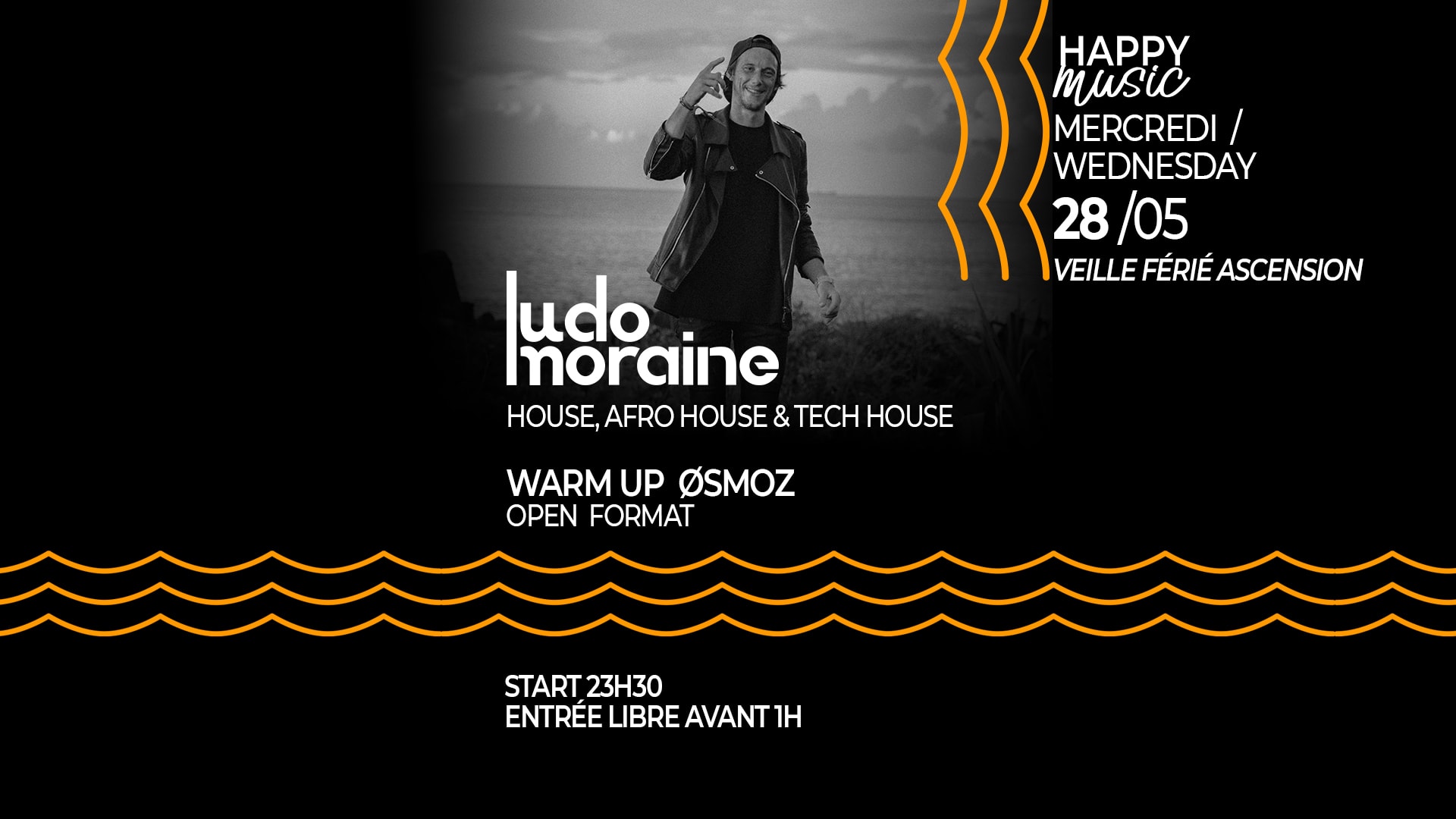 28/05 Ludo Moraine / Happy Music Cover