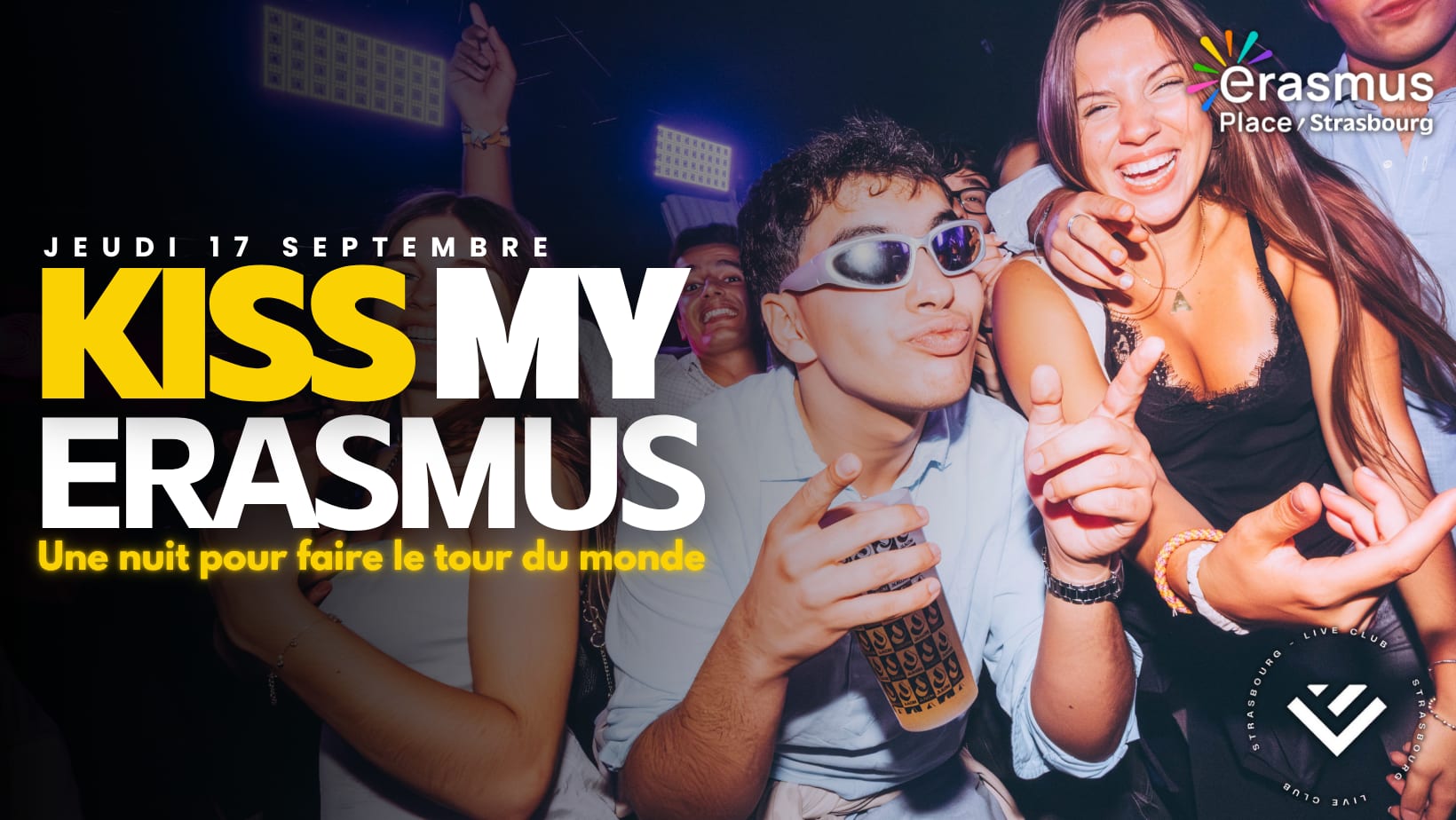 Kiss My Erasmus : Une Nuit Pour Faire Le Tour Du Monde Cover