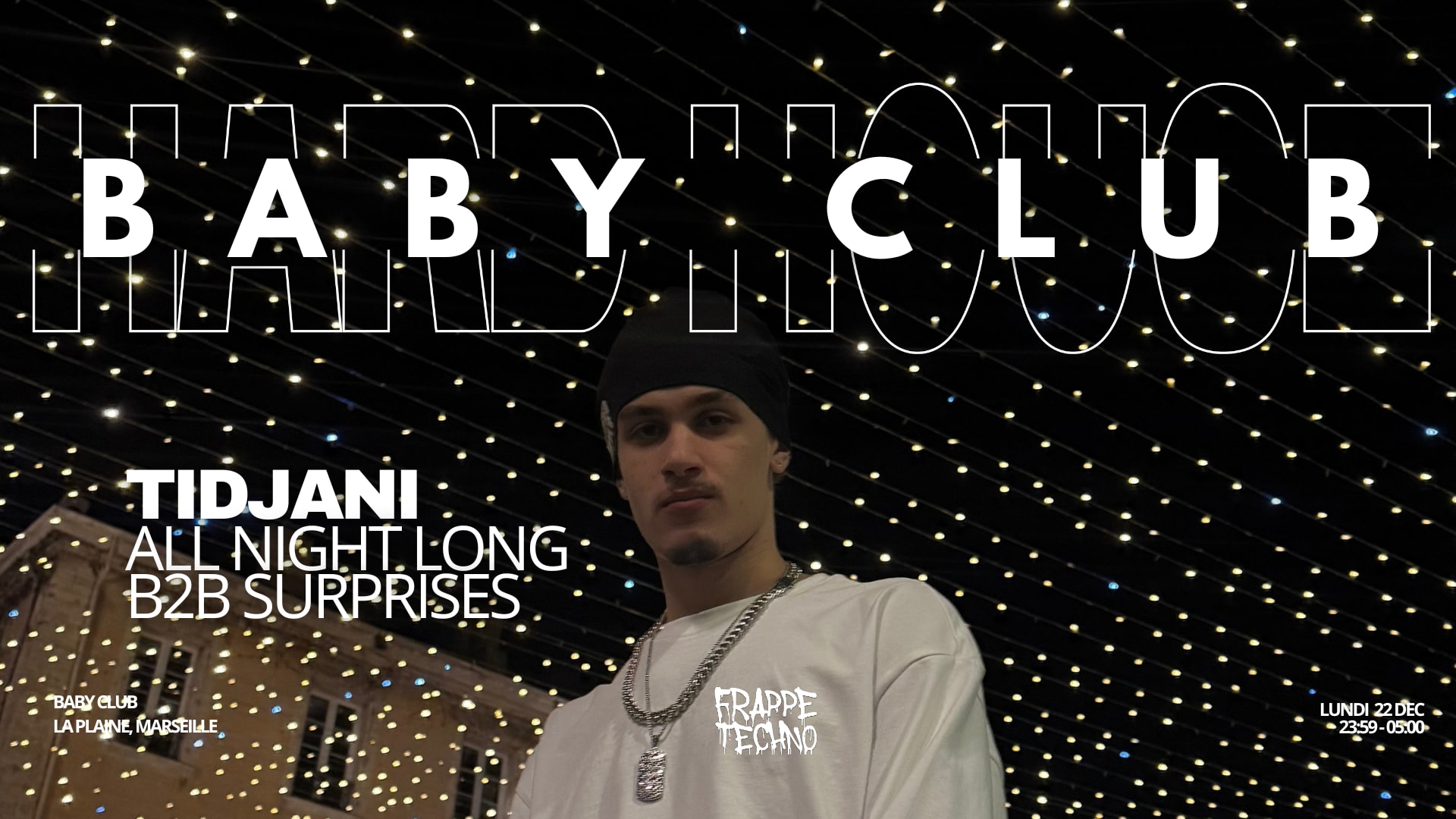 Hard House : Tidjani All Night Long B2b Suprises Cover