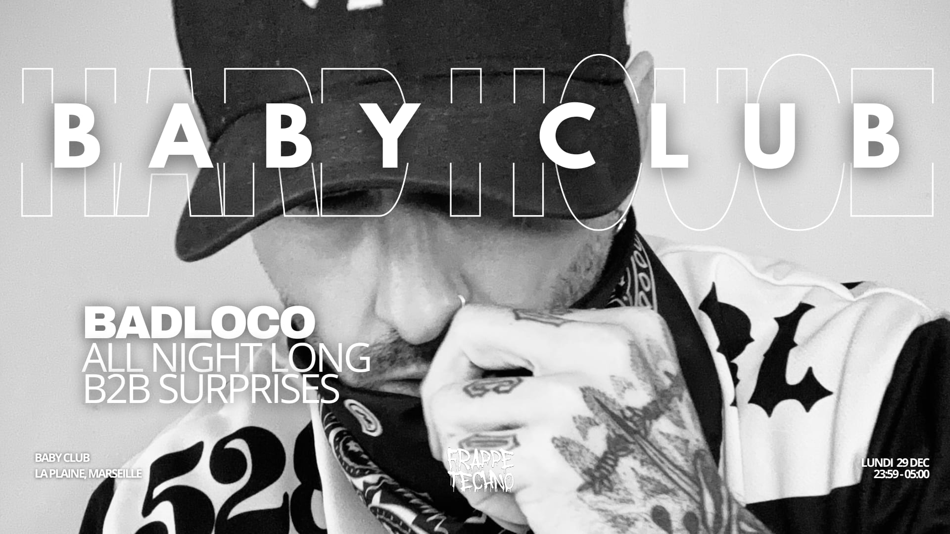 Hard House : Bad Loco All Night Long B2b Suprises Cover