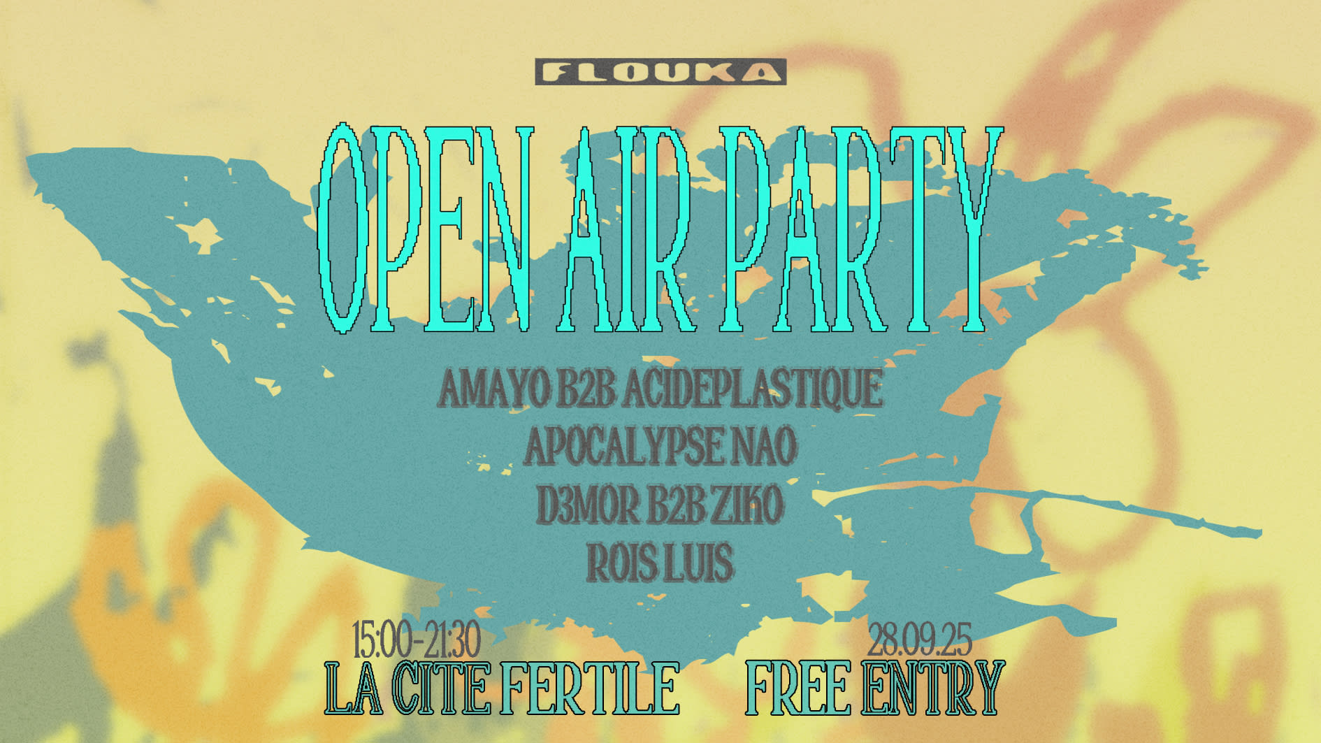 Radio Flouka: Open Air Party - La Cité Fertile Cover