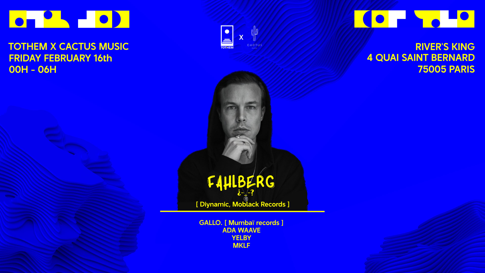 Tothem X Cactus Invite Fahlberg [Moblack, Madorasindahouse] Cover
