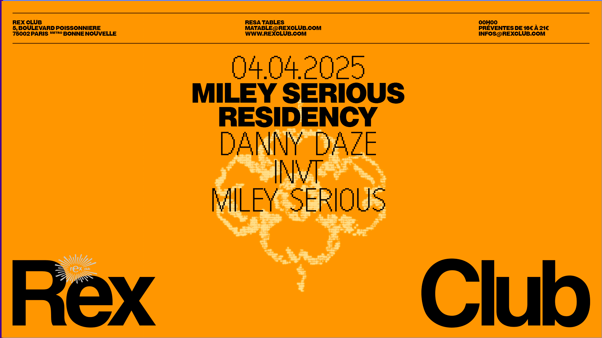 Miley Serious Residency: Danny Daze, Invt, Miley Serious Cover