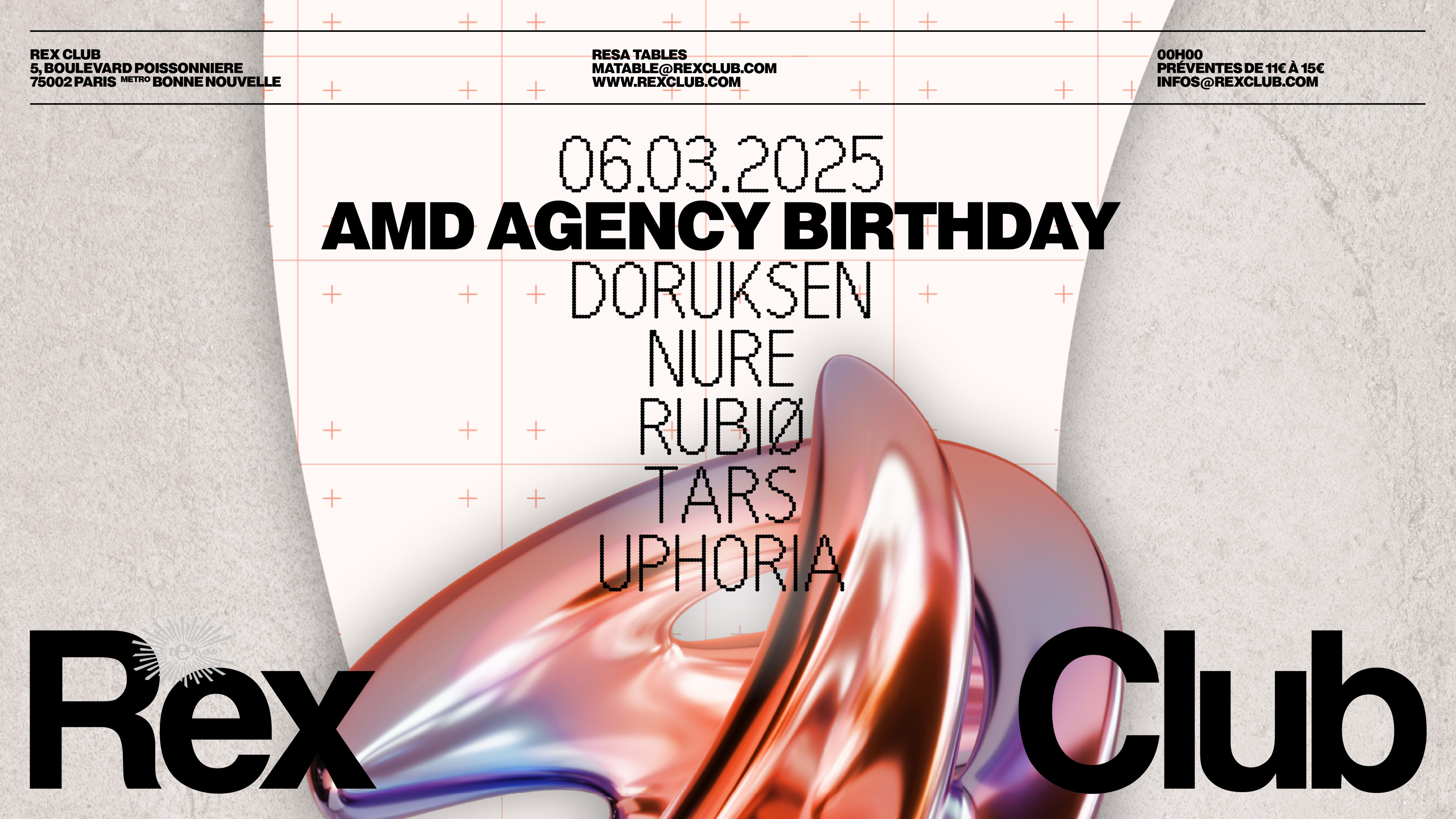 Amd Agency Birthday: Doruksen, Nure, Rubiø, Tars, Uphoria Cover