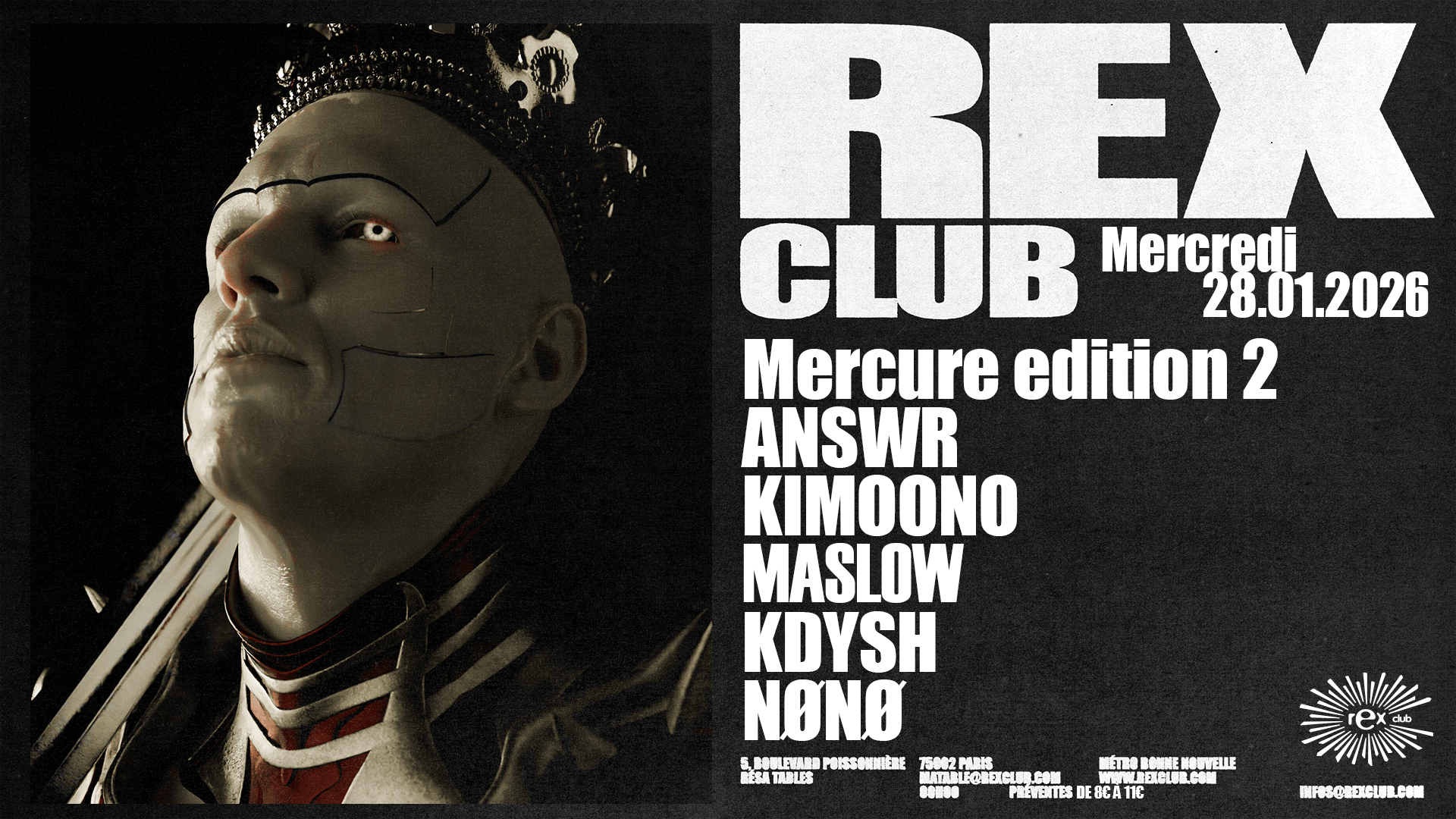 Olympe Rave Mercure Édition 2 Answr, Kimoono, Kdysh & More Cover