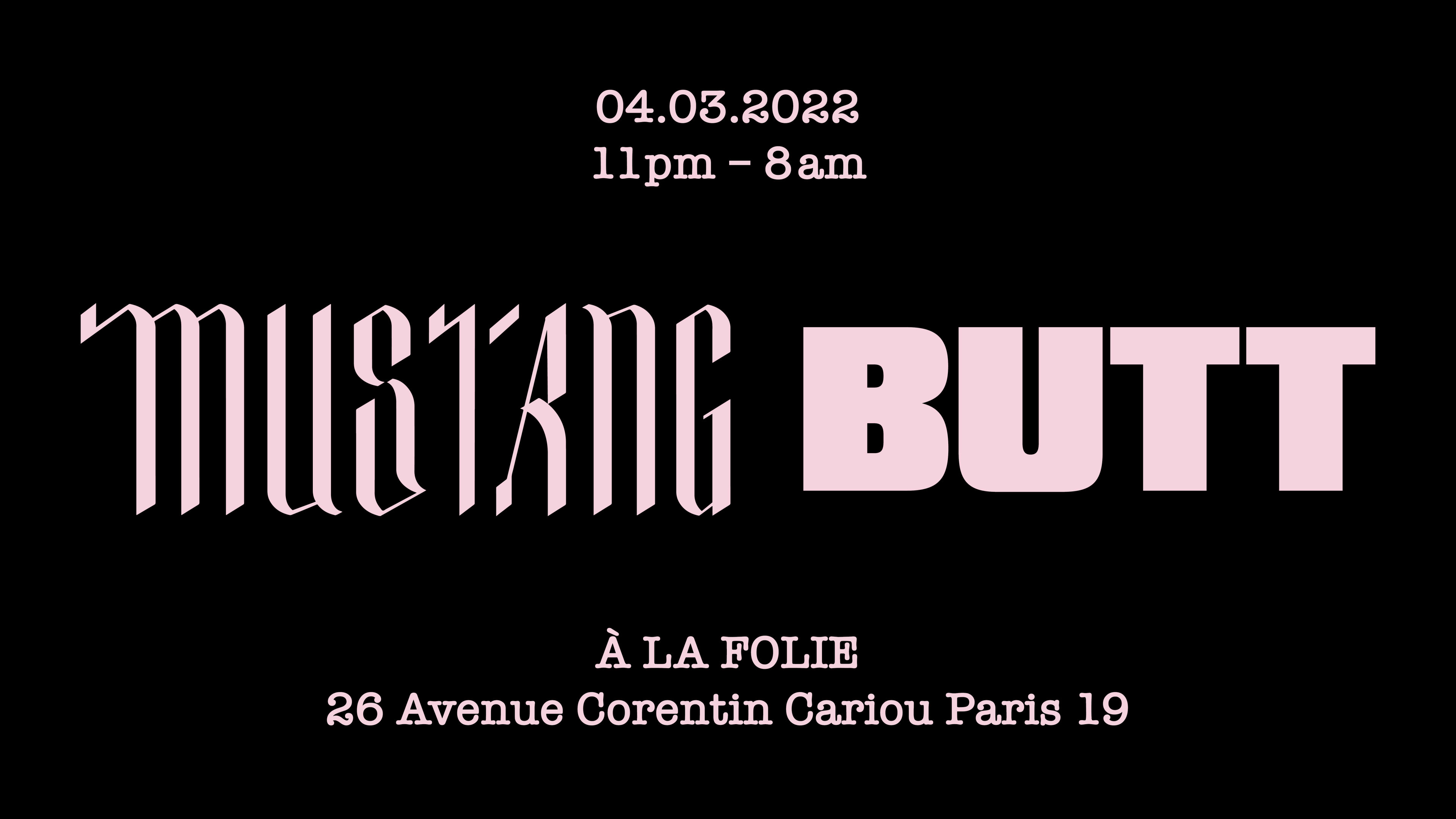 Butt X Mustang Cover