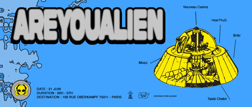 Are You Alien Showcase - Hearthug, Briki, Taieb Chekir, Moez Cover