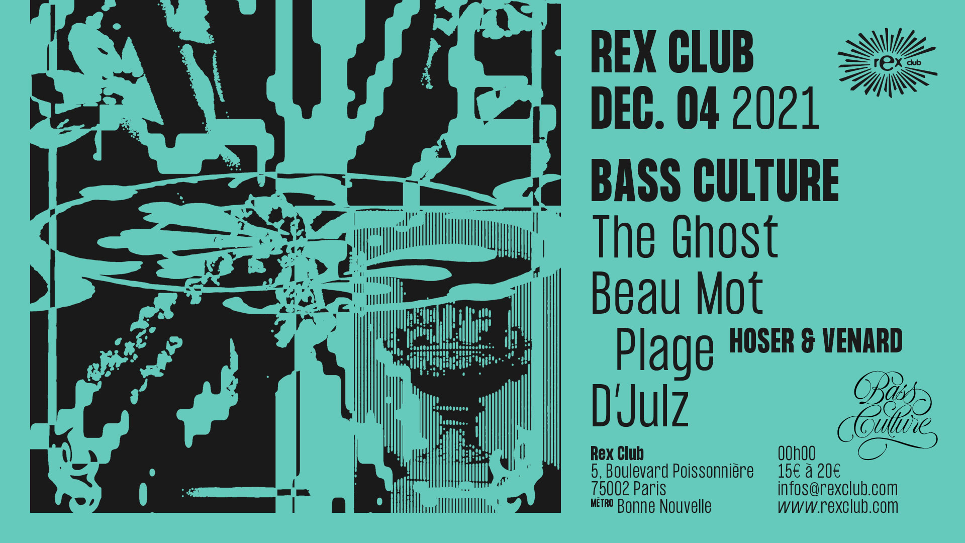 Bass Culture: The Ghost, Beau Mot Plage (Hoser + Venard), D'julz Cover