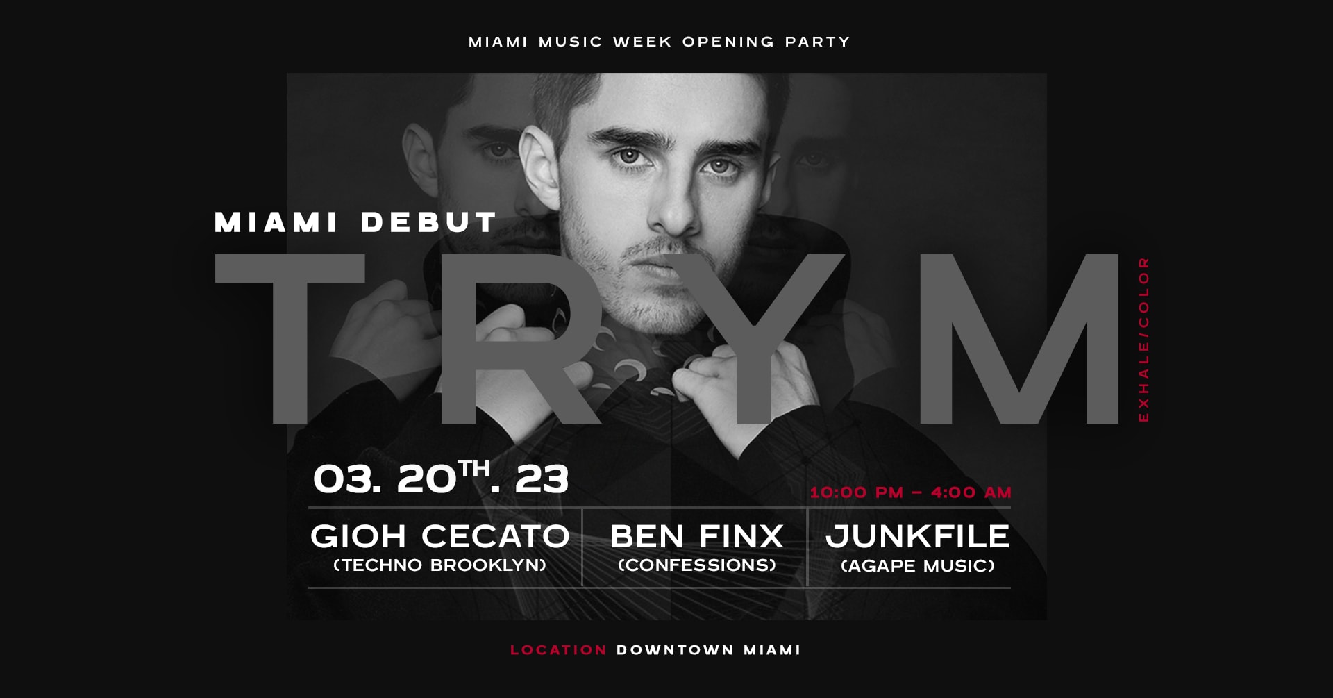 Miami Debut: Trym (Color/Exhale) Cover