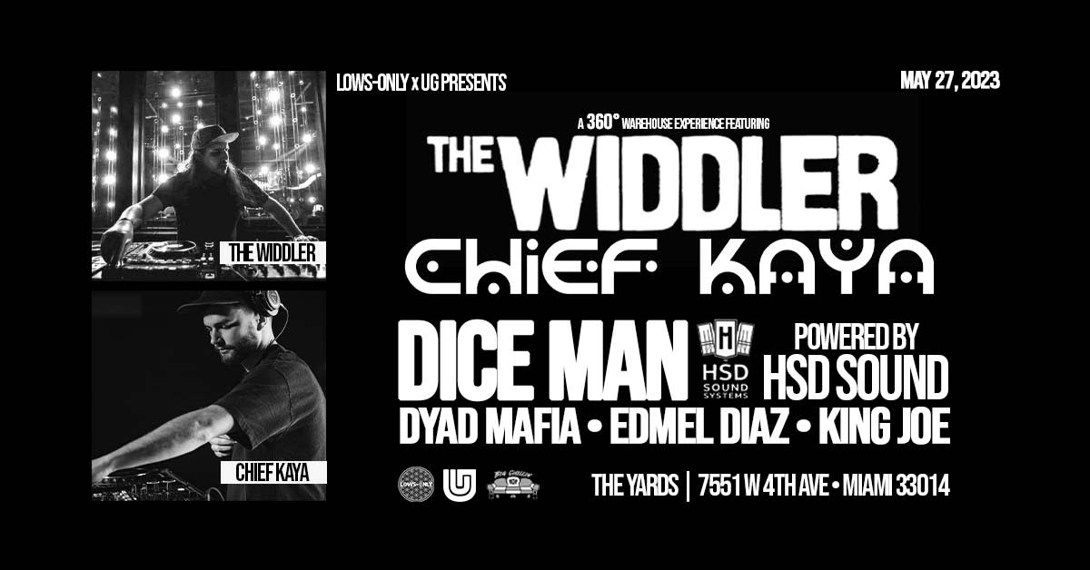 Lows-Only X U.G Presents: The Widdler 360 Cover