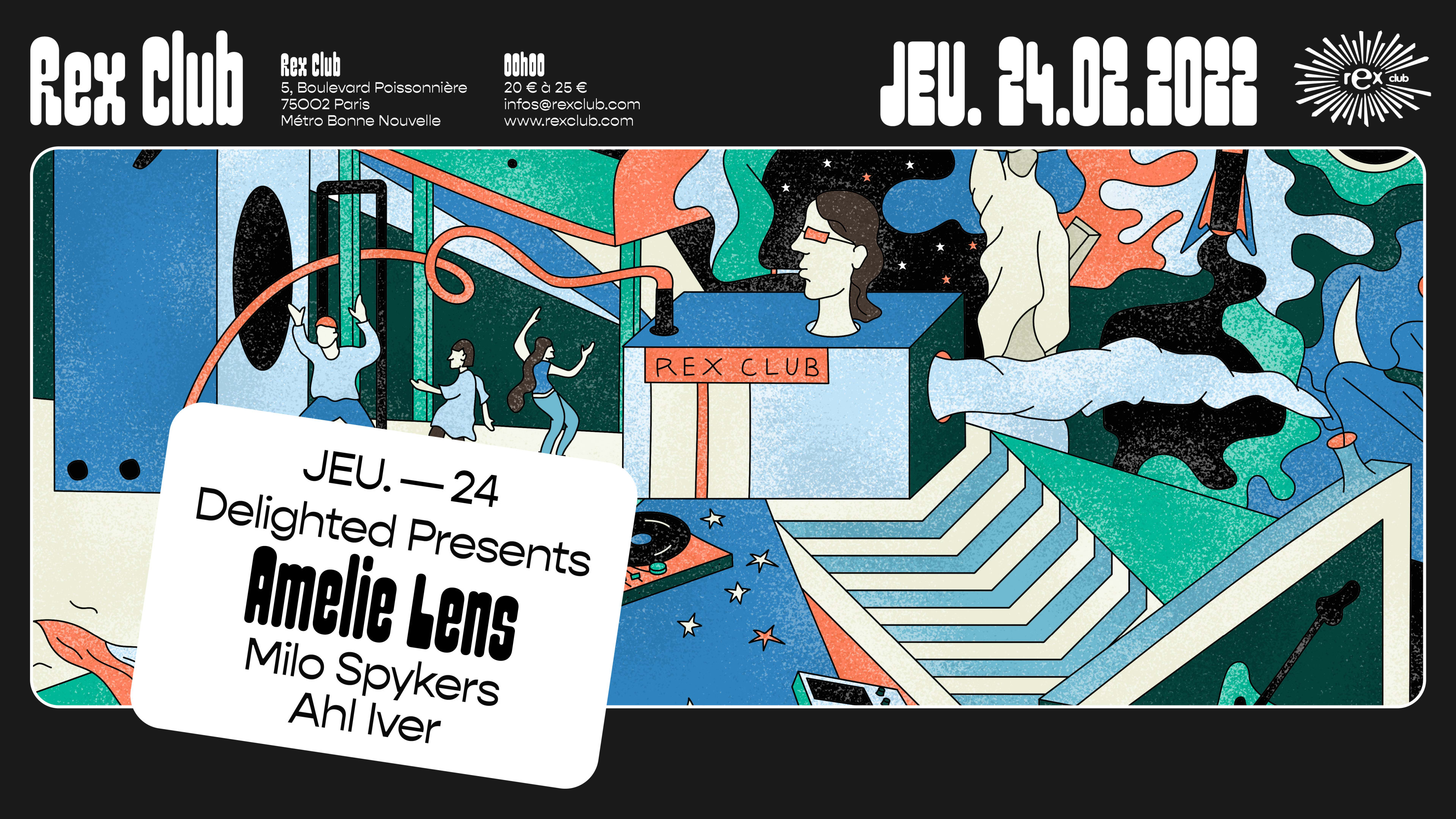 Delighted Presents: Amelie Lens, Milo Spykers, Ahl Iver Cover