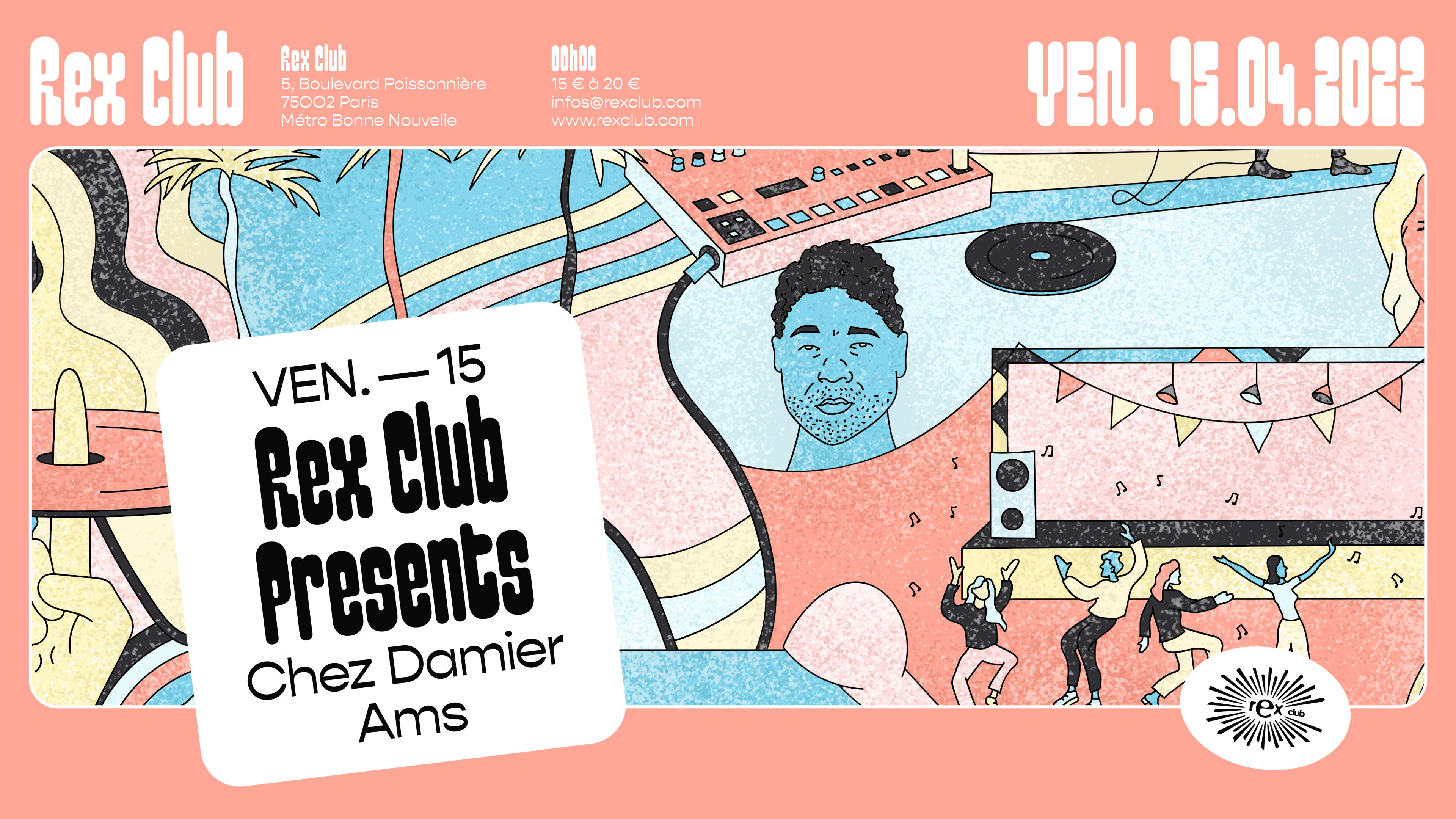 Rex Club Presents Chez Damier, Ams Cover
