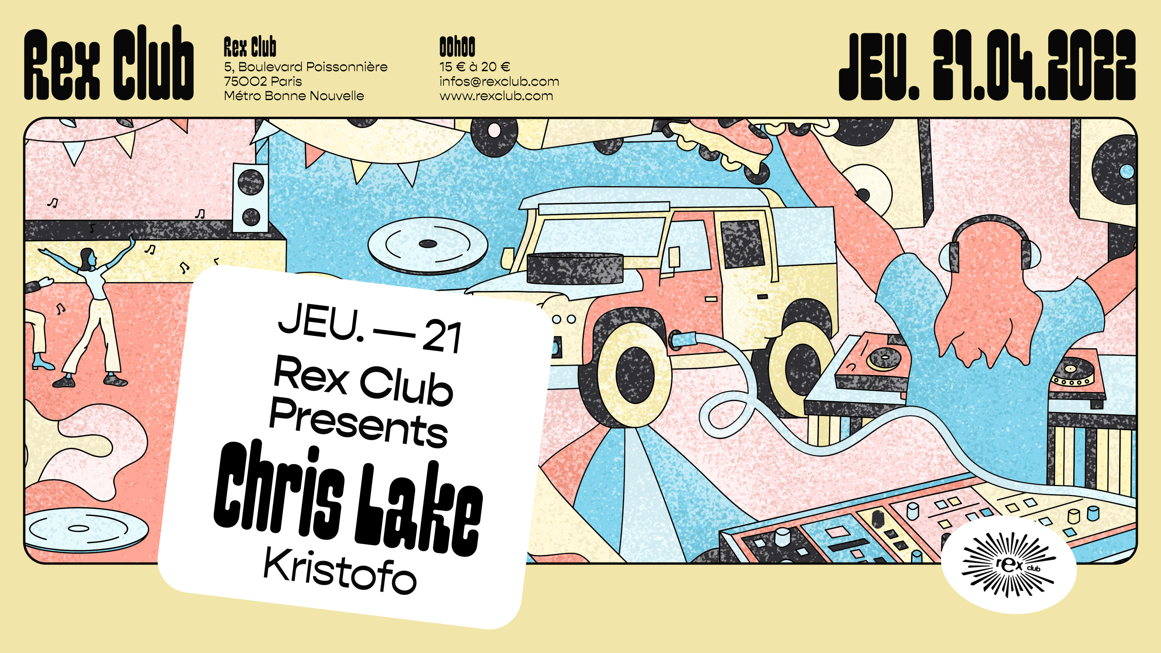Rex Club Présente Chris Lake & Kristofo Cover