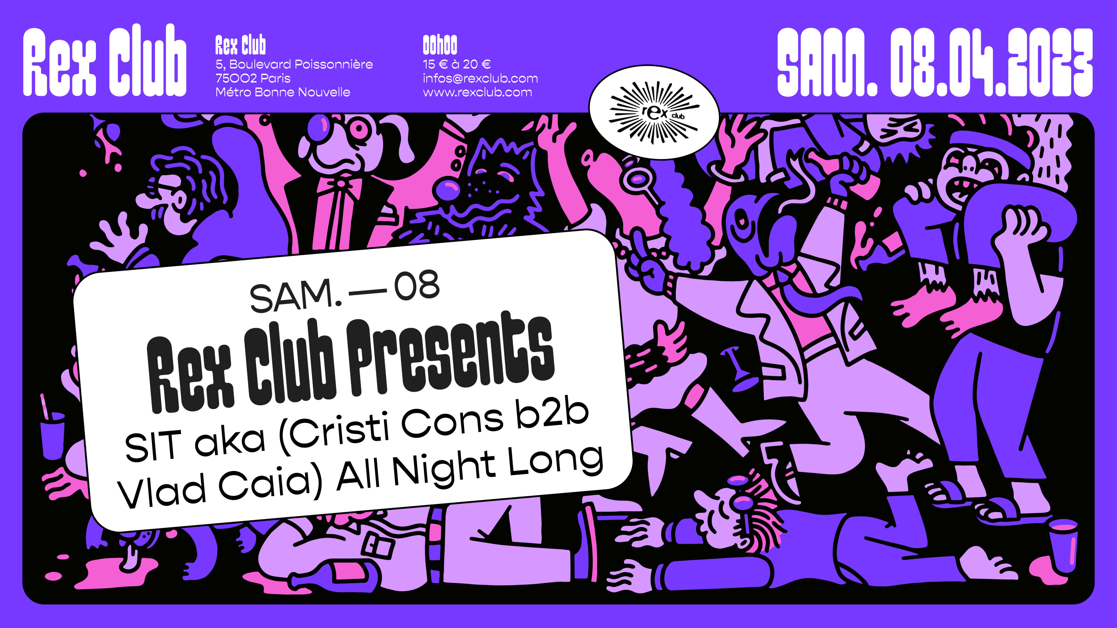 Rex Club Presents Sit Aka (Cristi Cons & Vlad Caia)  Cover