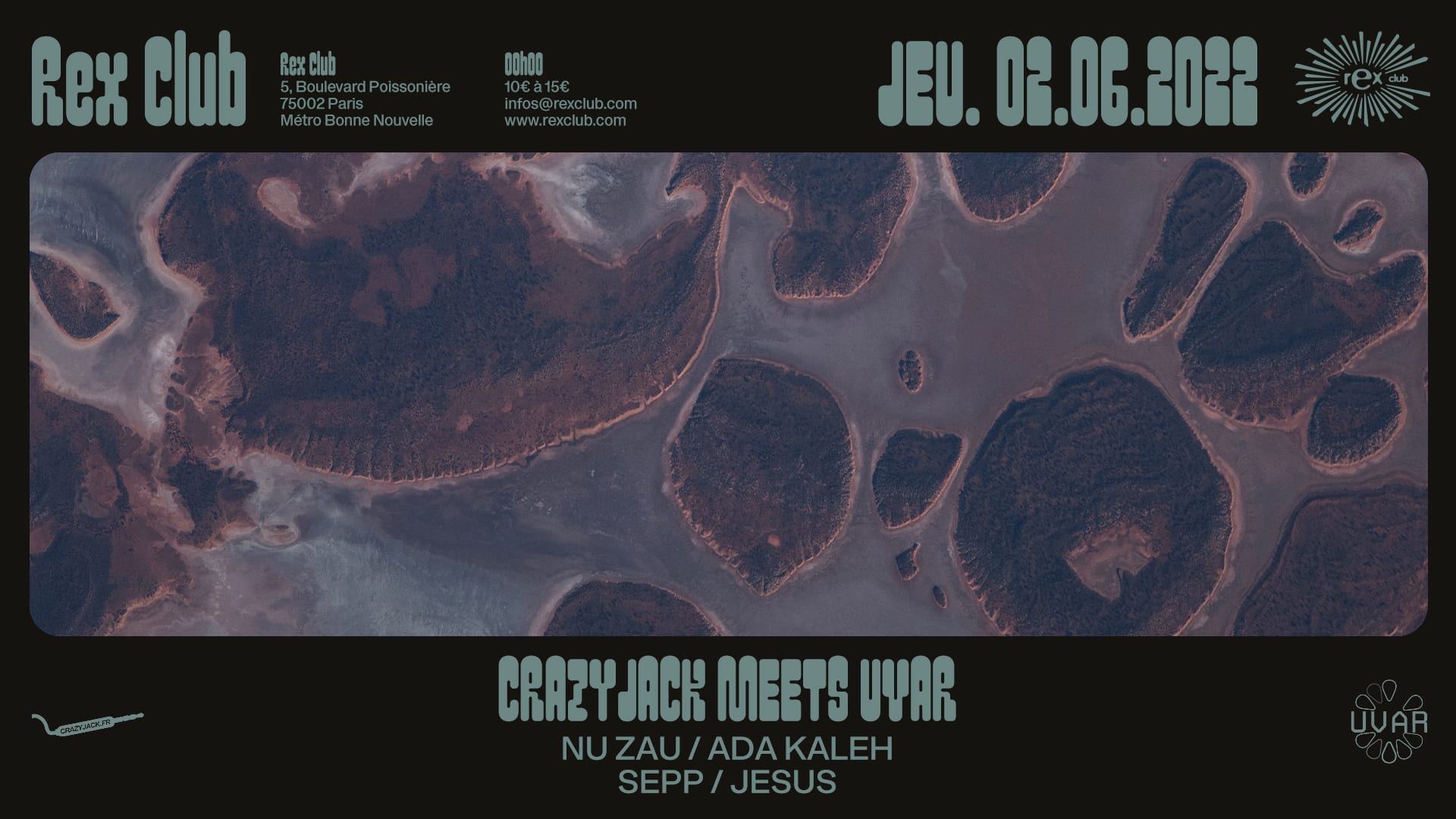 Crazyjack Meets Uvar: Nu Zau, Ada Kaleh, Sepp, Jesus Cover