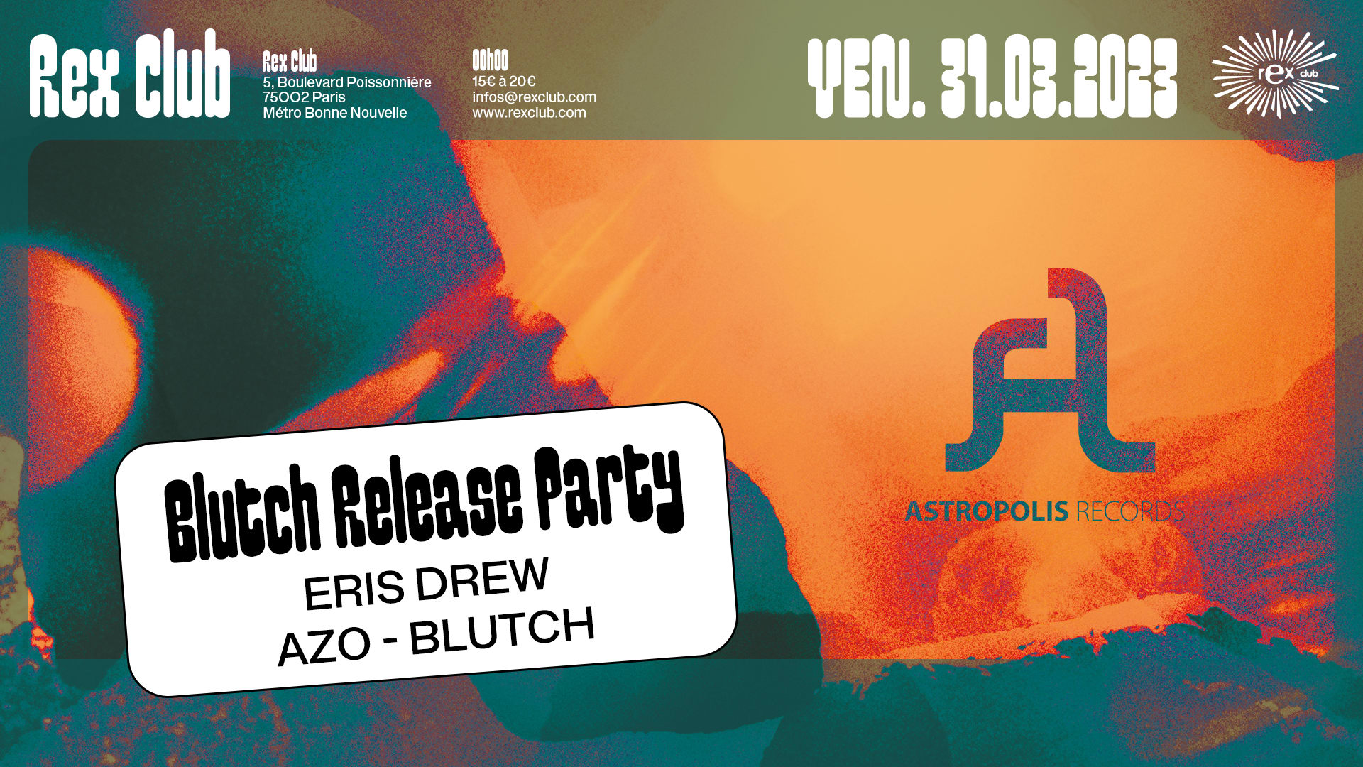 Blutch Release Party: Eris Drew, Azo, Blutch Cover