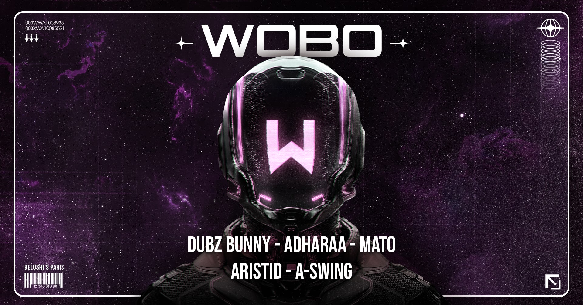 Wobo #46 : Adharaa, Dubz Bunny, Aristid, Mato, A-Swing Cover
