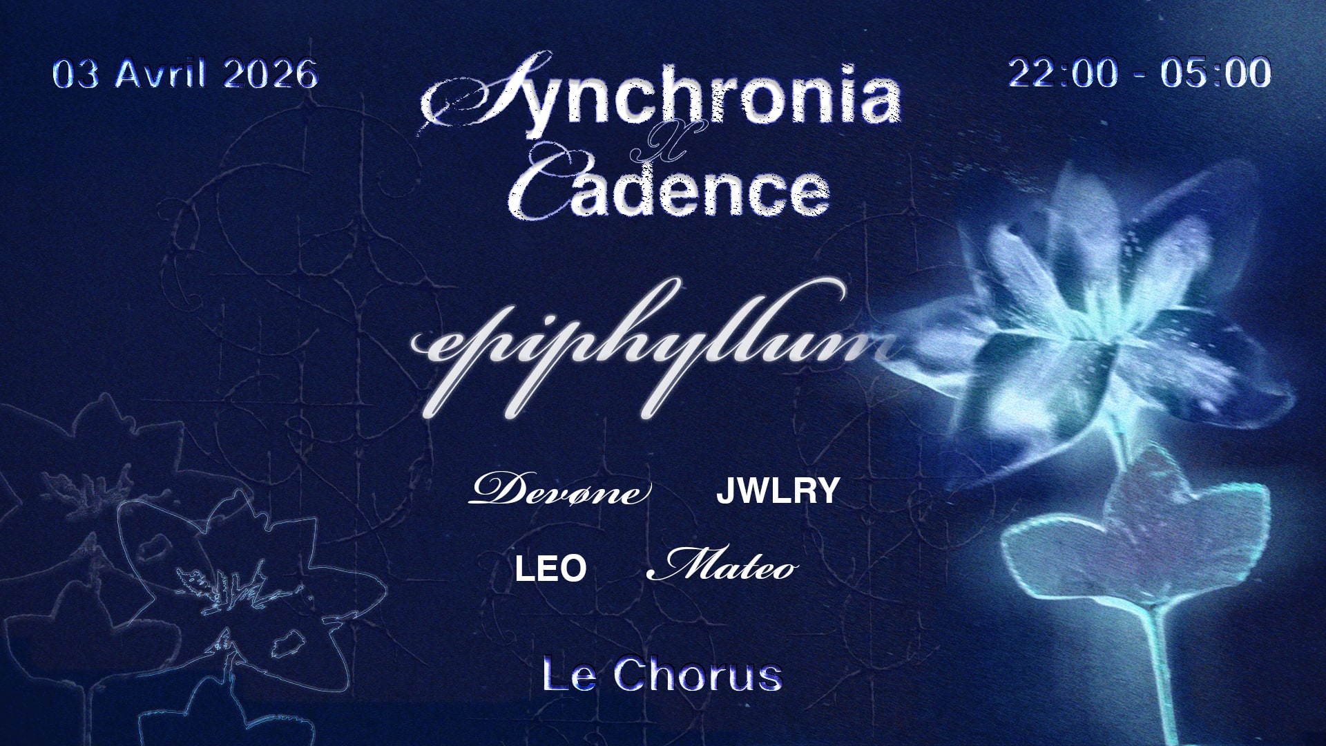 Cadence X Synchronia : Epiphyllum Cover