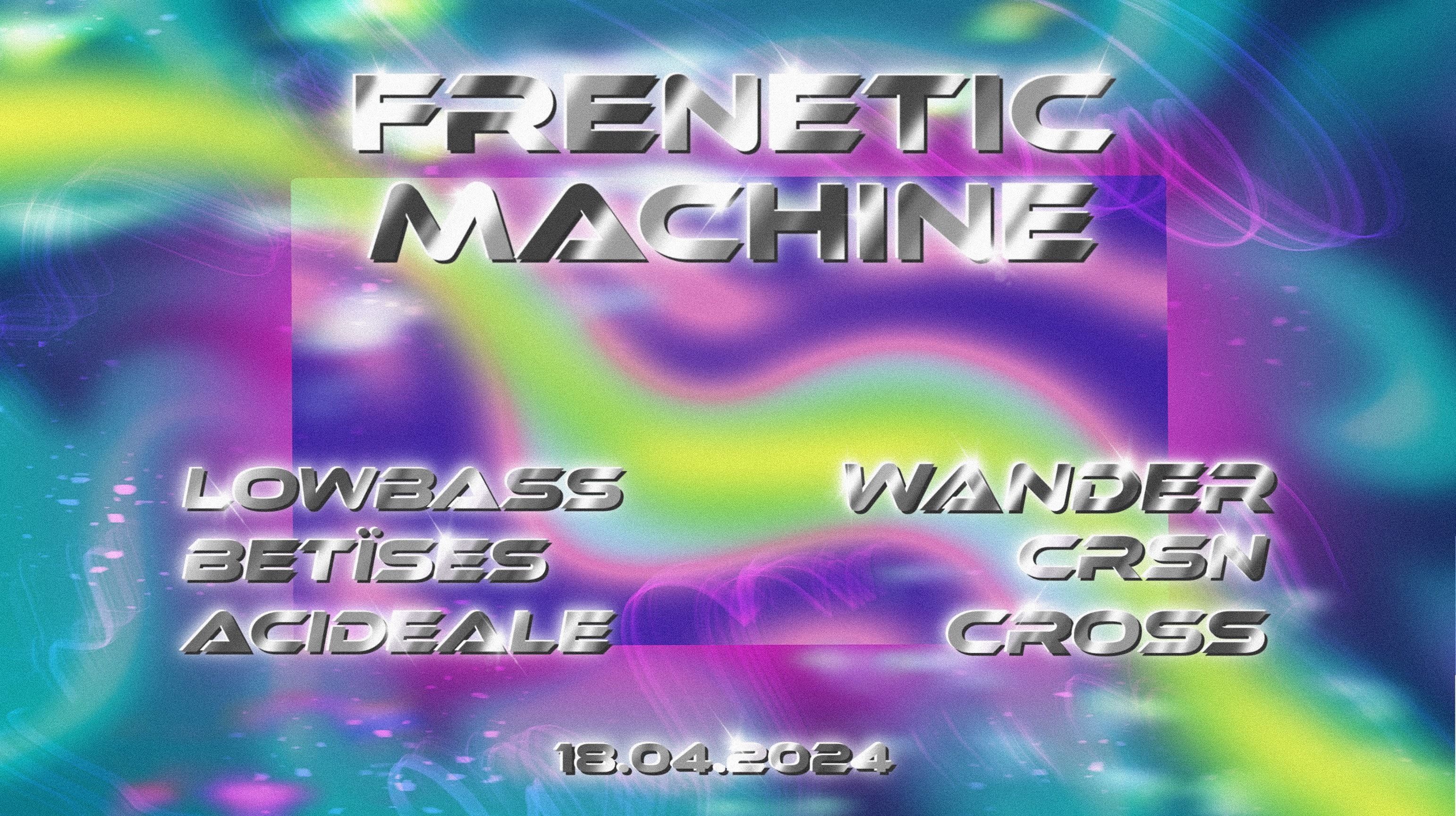 1990machine X Frénésie Présente : Frenetic Machine Cover