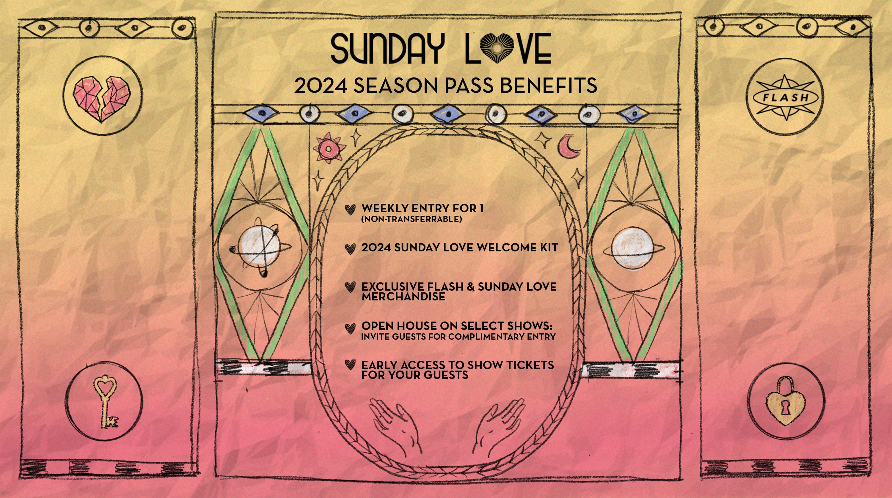 Sunday Love 2024 Season Pass Cover
