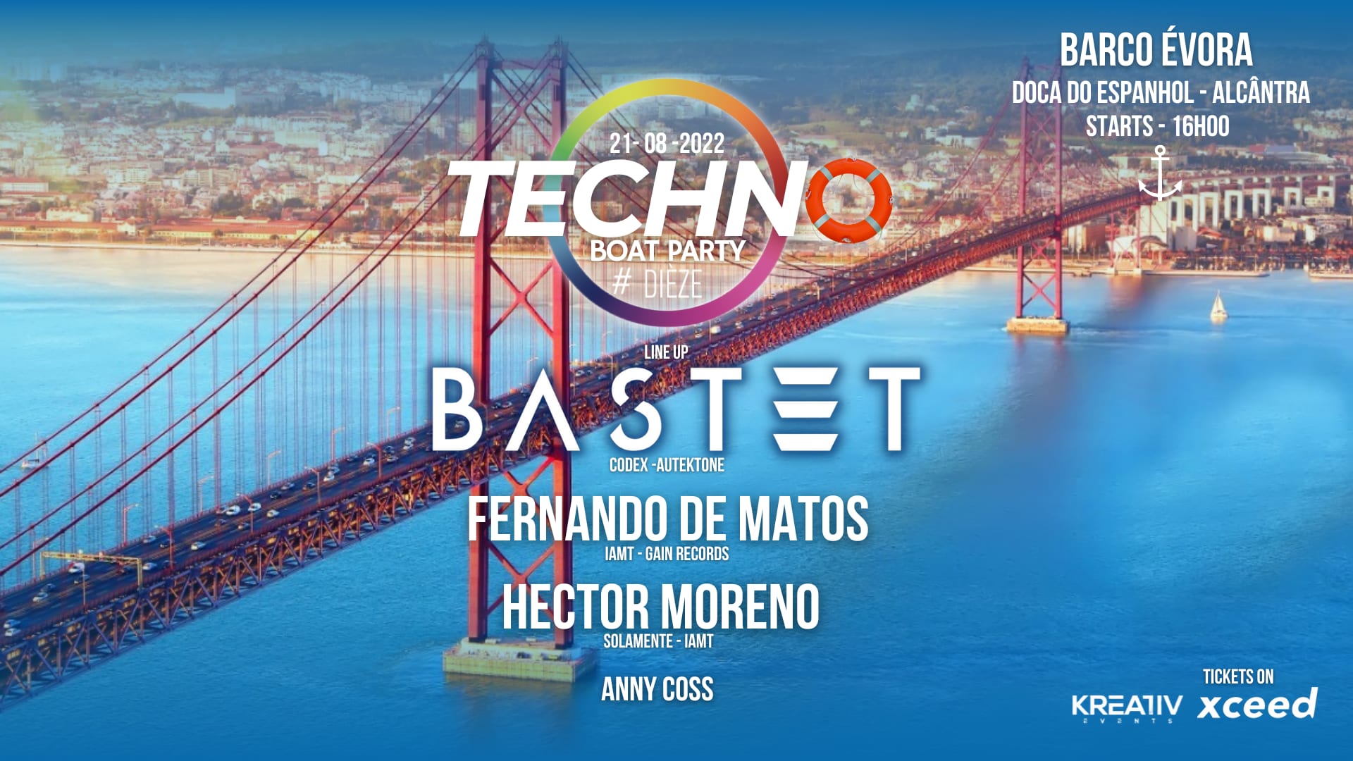 Techno Boat Party With Bastet (Sp) By Dieze Cover