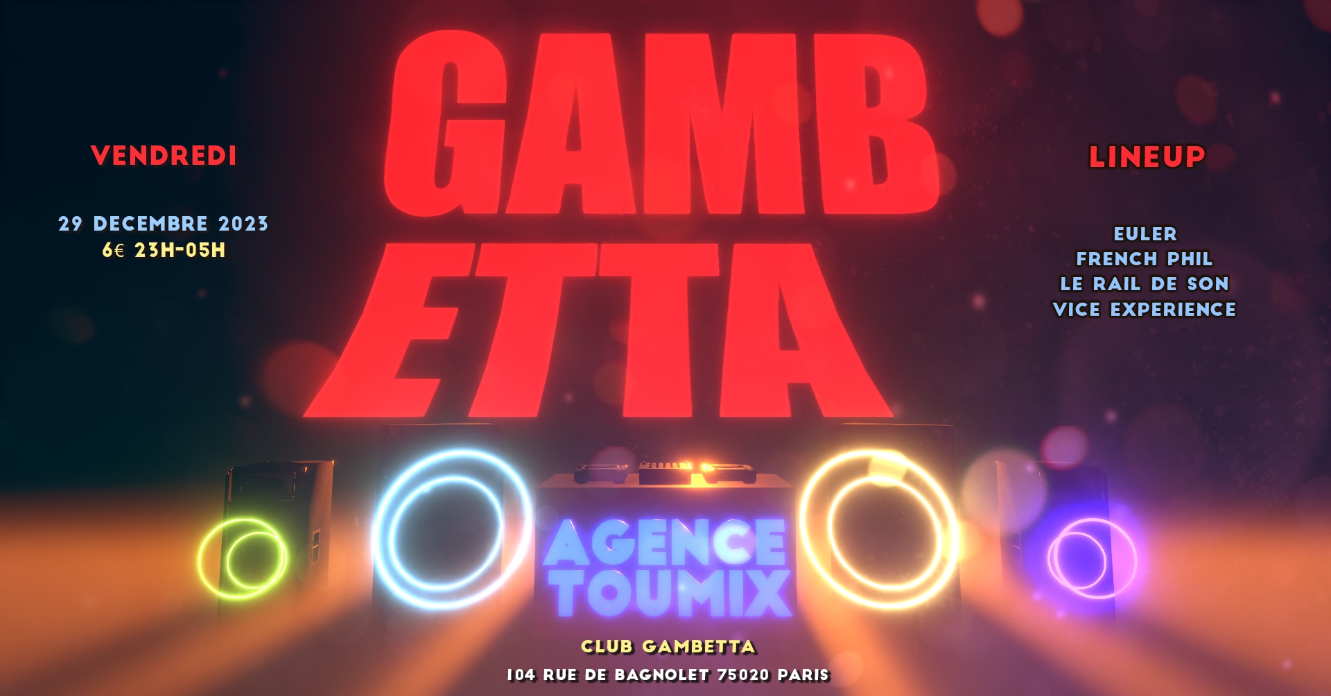 Agencetoumix Gambetta Claus Party Cover