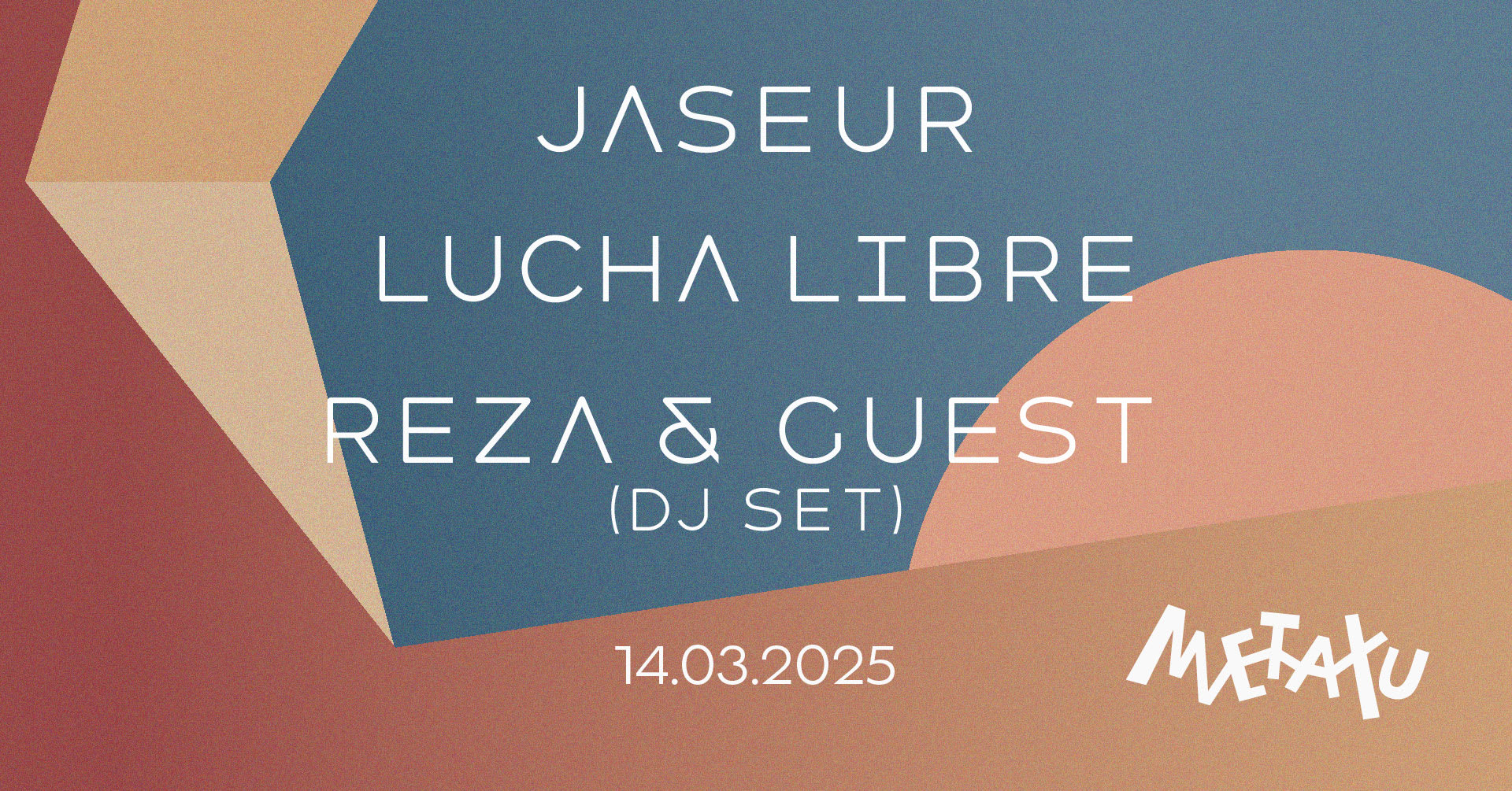 Jaseur X Lucha Libre X Reza & Guests Cover